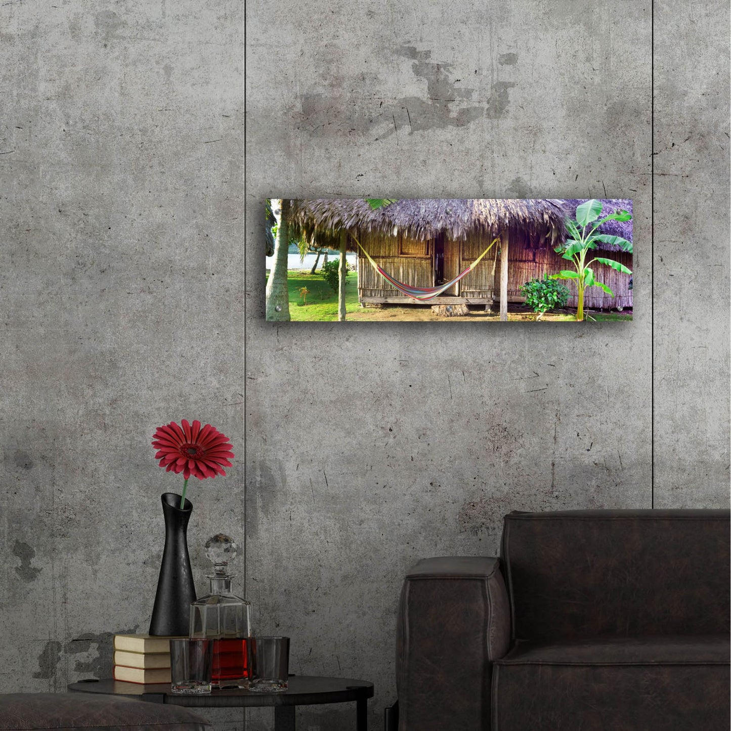 Epic Art ' One Fine Backyard' by Jack Reed, Acrylic Glass Wall Art,36x12