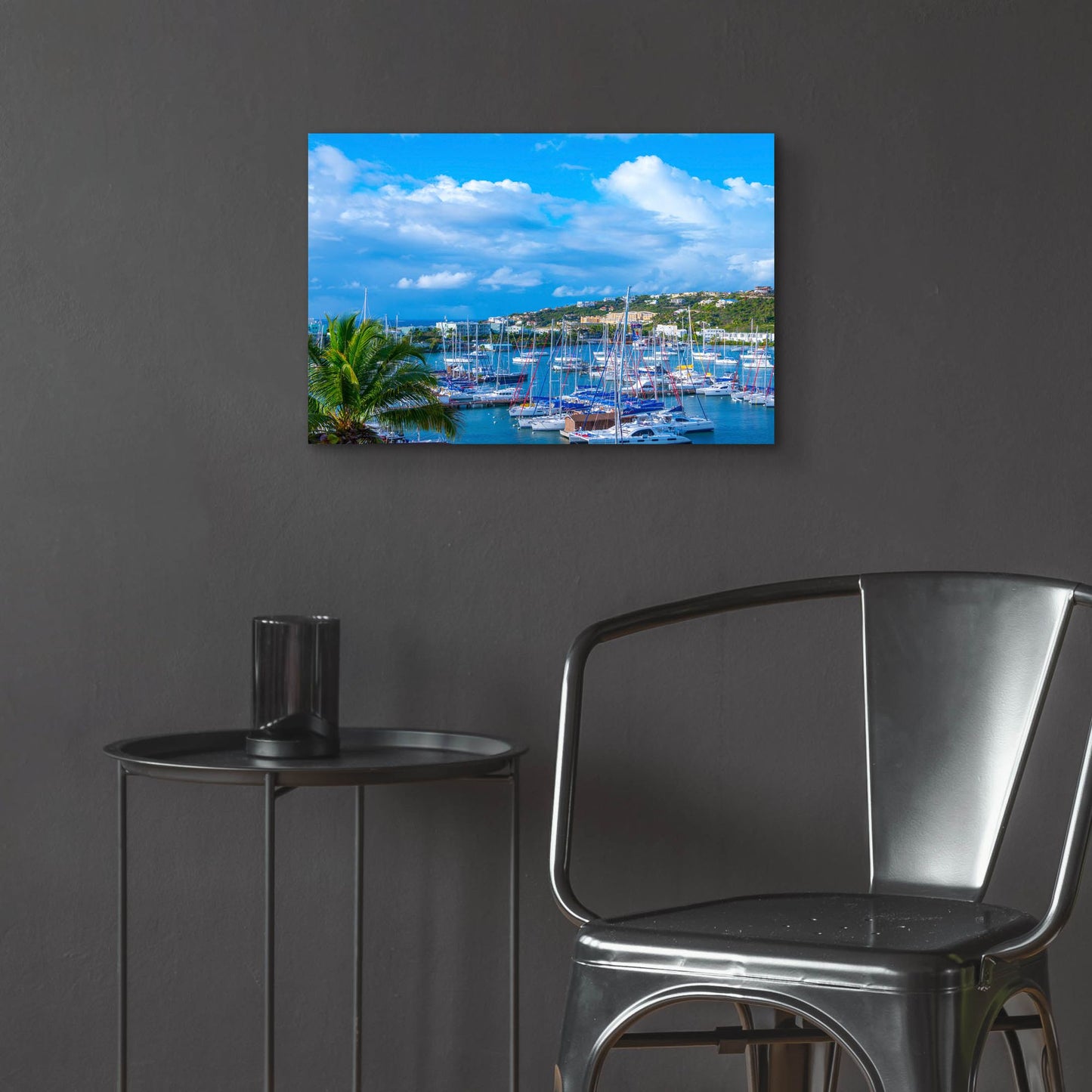 Epic Art ' Oyster Pond Bay, St. Maarten' by Jack Reed, Acrylic Glass Wall Art,24x16