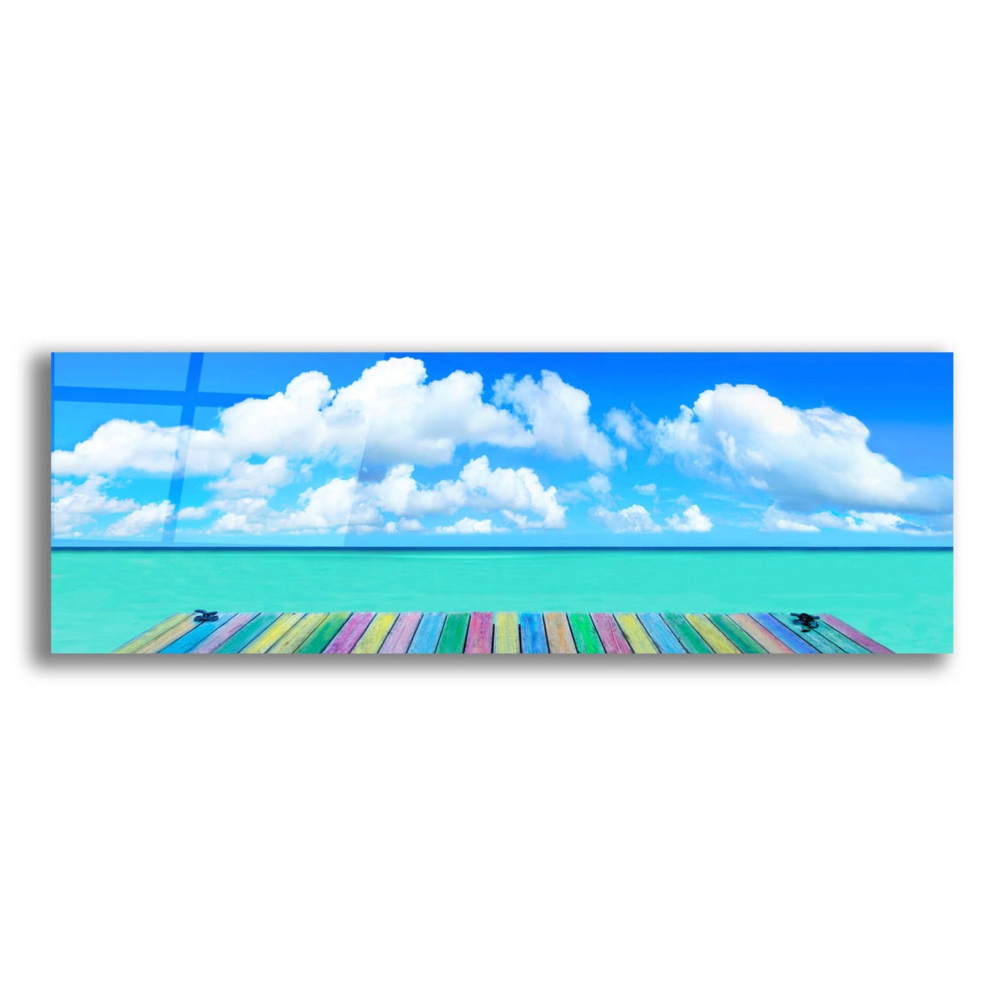 Epic Art ' Rainbow Deck' by Jack Reed, Acrylic Glass Wall Art