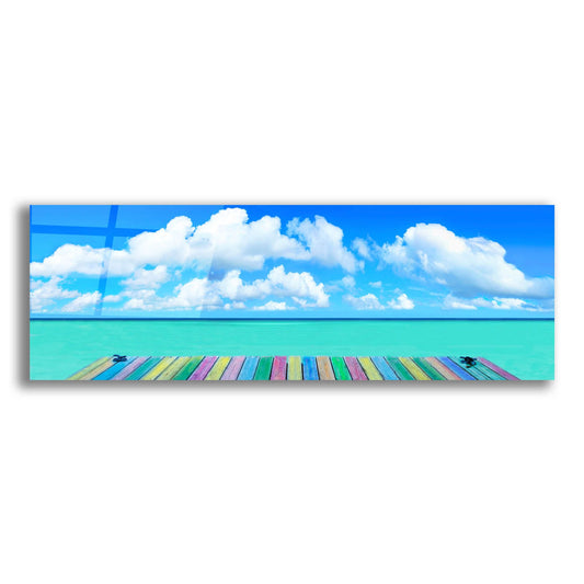 Epic Art ' Rainbow Deck' by Jack Reed, Acrylic Glass Wall Art