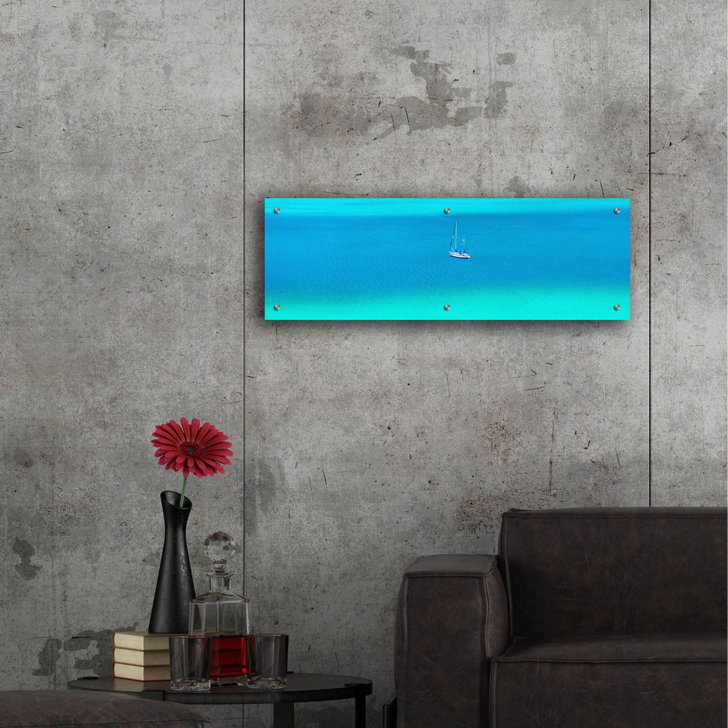 Epic Art ' Taking The Day Off' by Jack Reed, Acrylic Glass Wall Art,36x12
