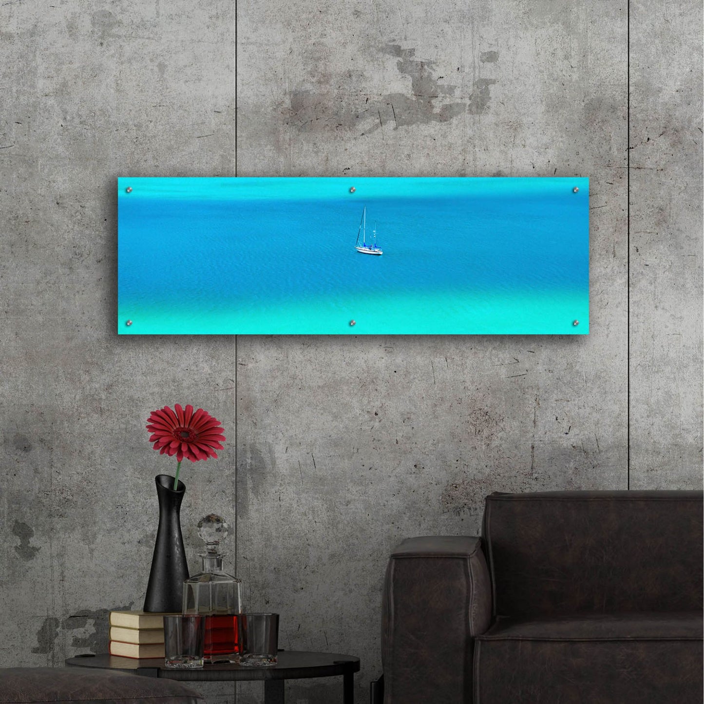 Epic Art ' Taking The Day Off' by Jack Reed, Acrylic Glass Wall Art,48x16