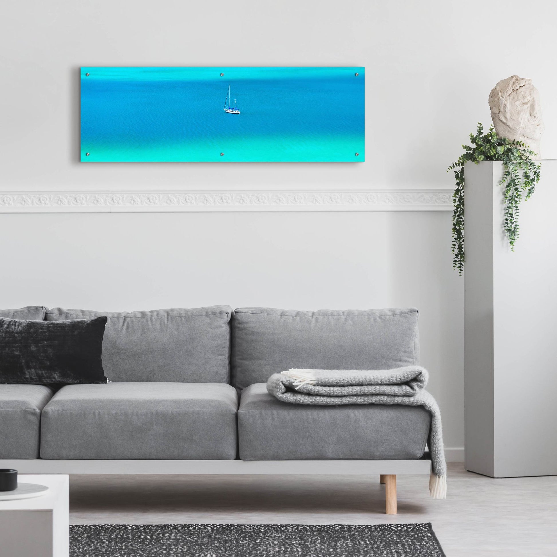 Epic Art ' Taking The Day Off' by Jack Reed, Acrylic Glass Wall Art,48x16