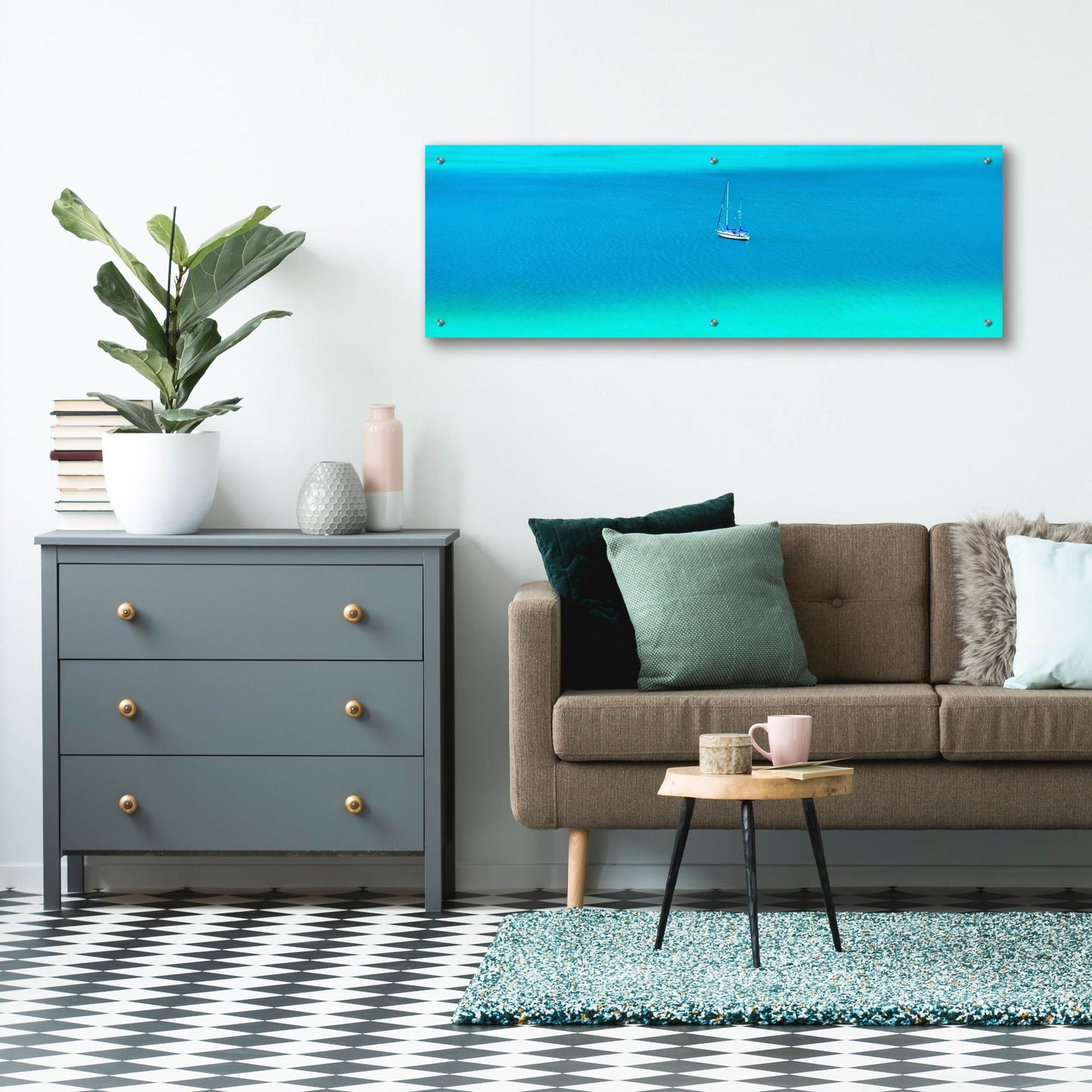 Epic Art ' Taking The Day Off' by Jack Reed, Acrylic Glass Wall Art,48x16