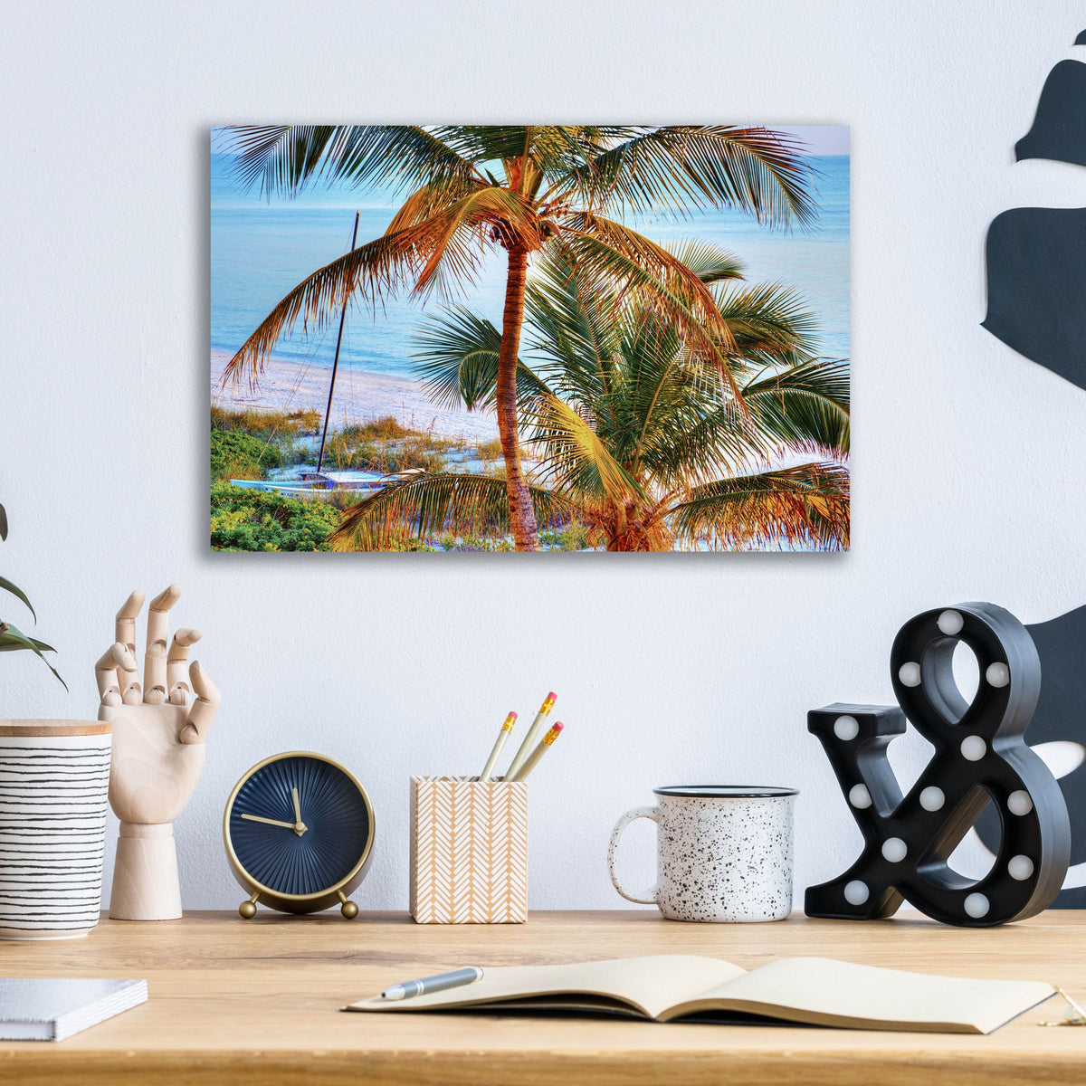 Epic Art ' Colors of Florida' by Jack Reed, Acrylic Glass Wall Art,16x12