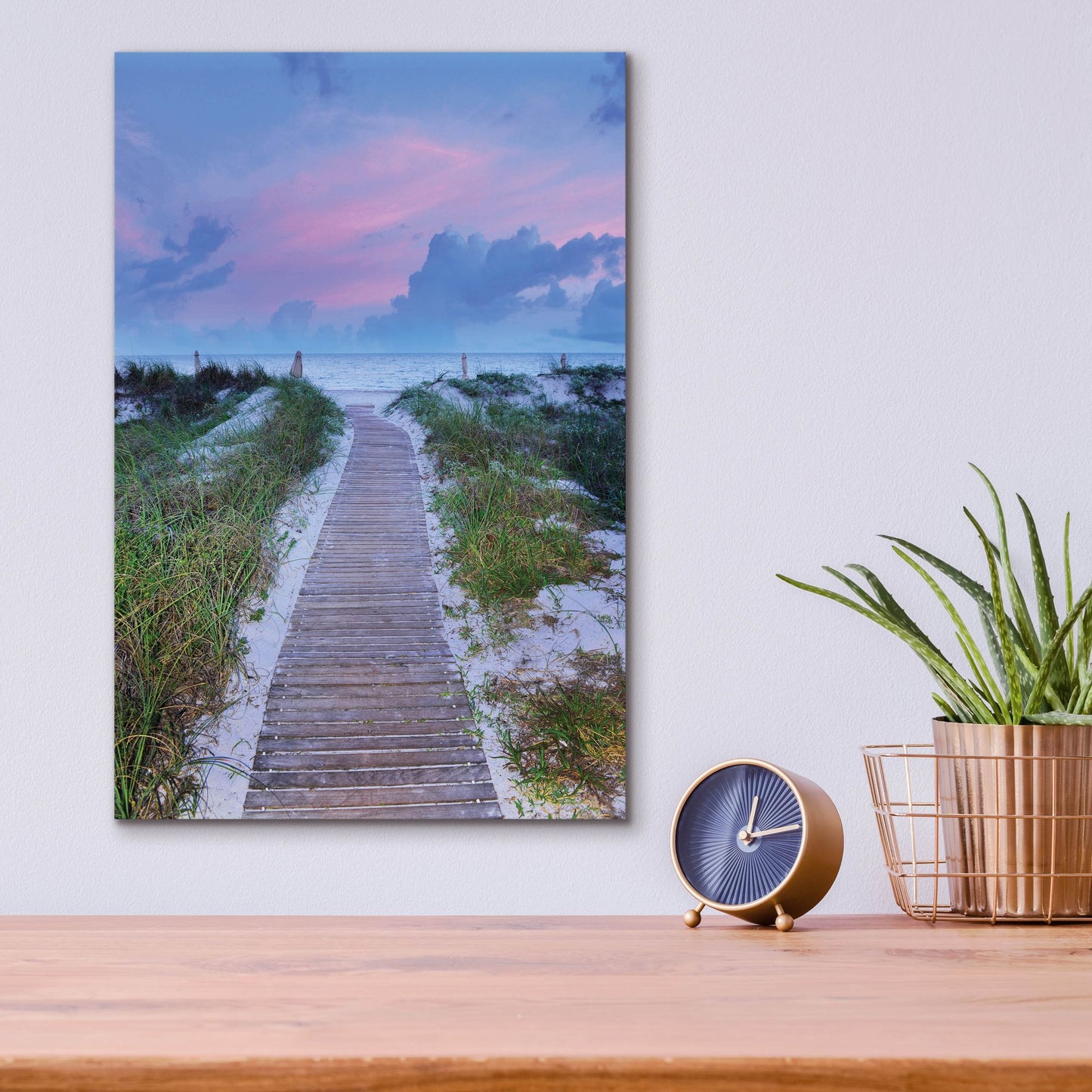 Epic Art ' Sunrise Walk' by Jack Reed, Acrylic Glass Wall Art,12x16