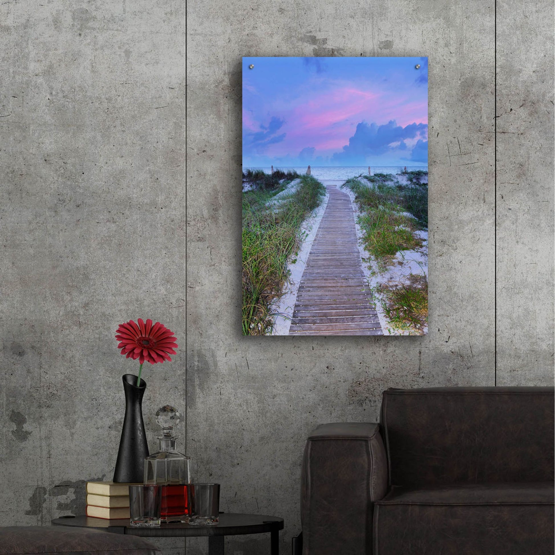 Epic Art ' Sunrise Walk' by Jack Reed, Acrylic Glass Wall Art,24x36