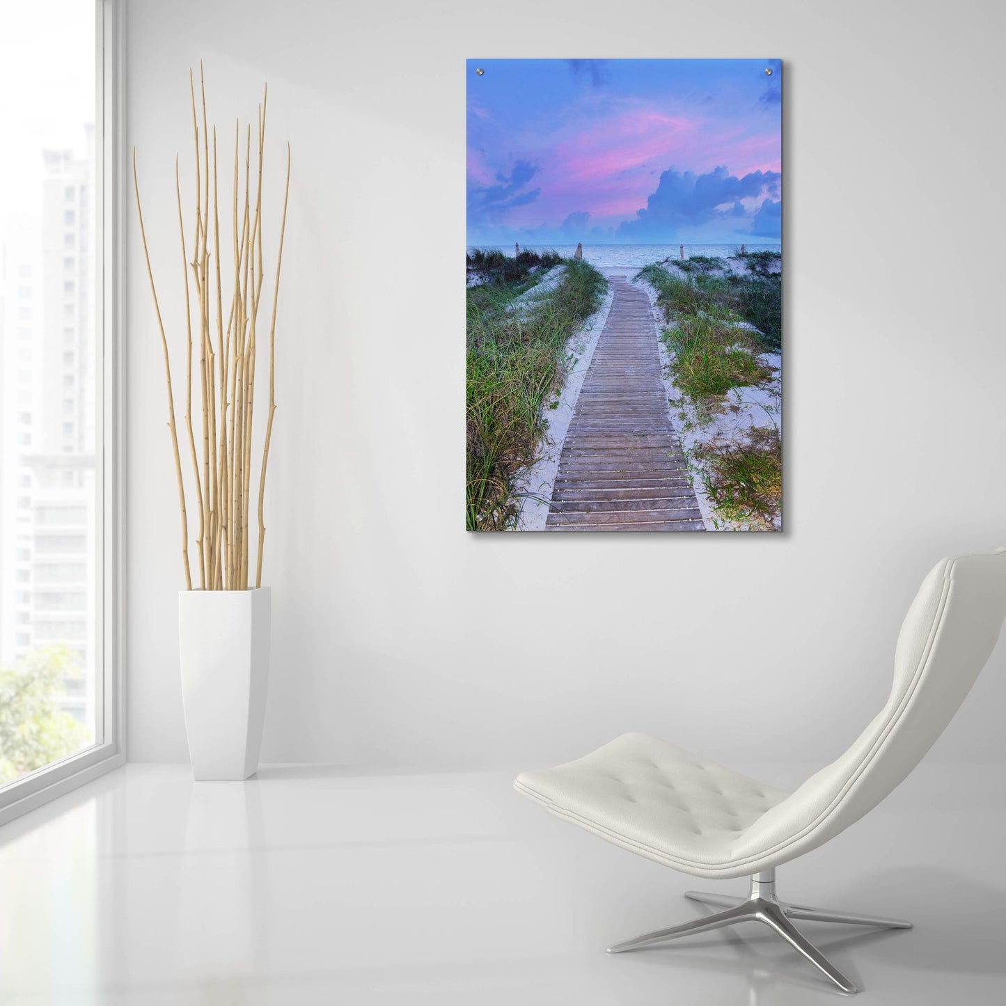 Epic Art ' Sunrise Walk' by Jack Reed, Acrylic Glass Wall Art,24x36