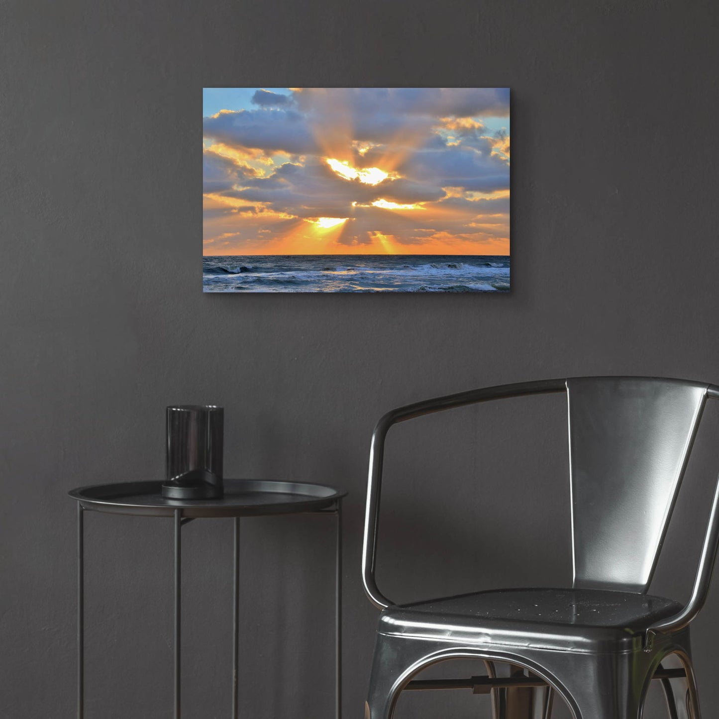 Epic Art ' Sunrise Drama' by Jack Reed, Acrylic Glass Wall Art,24x16