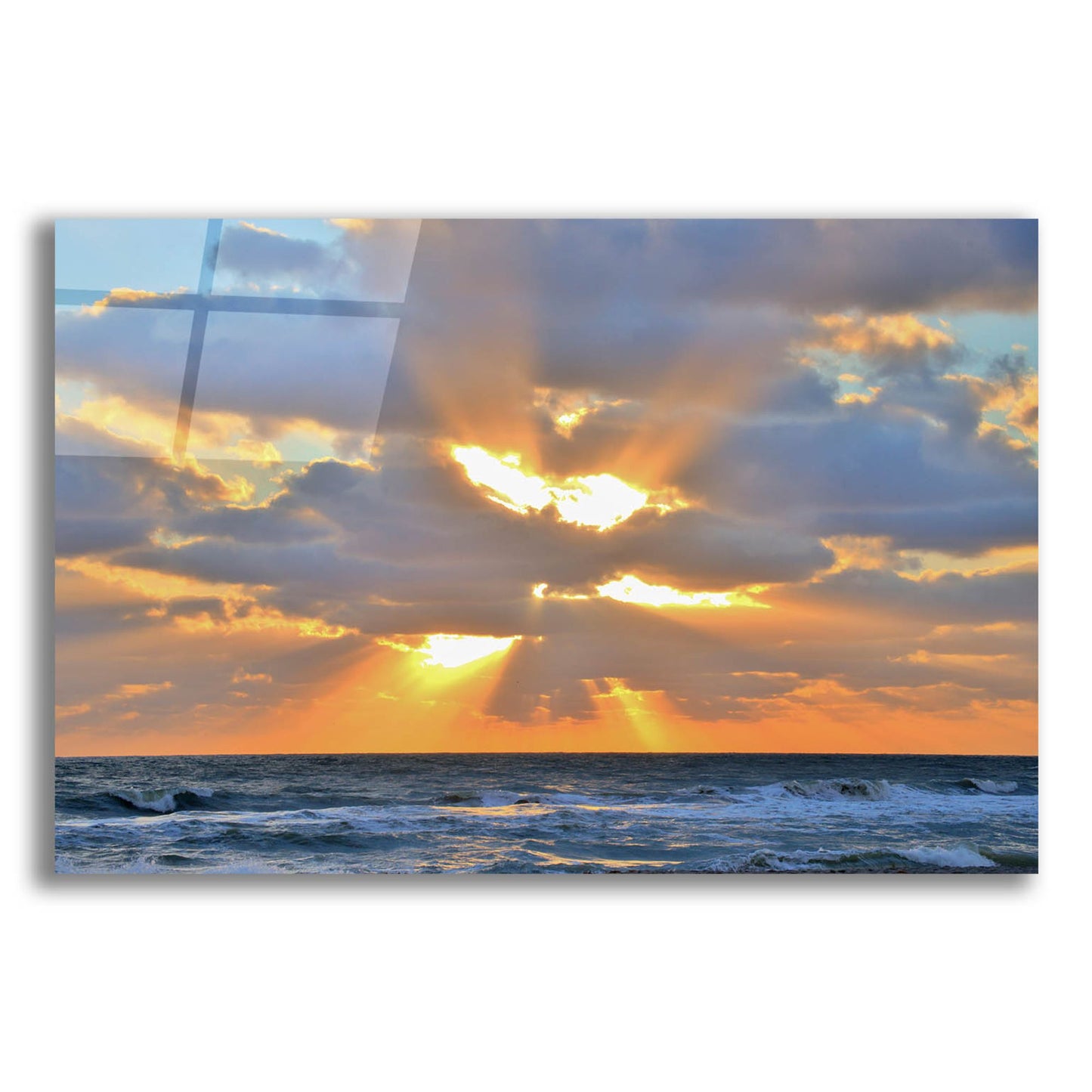 Epic Art ' Sunrise Drama' by Jack Reed, Acrylic Glass Wall Art,24x16