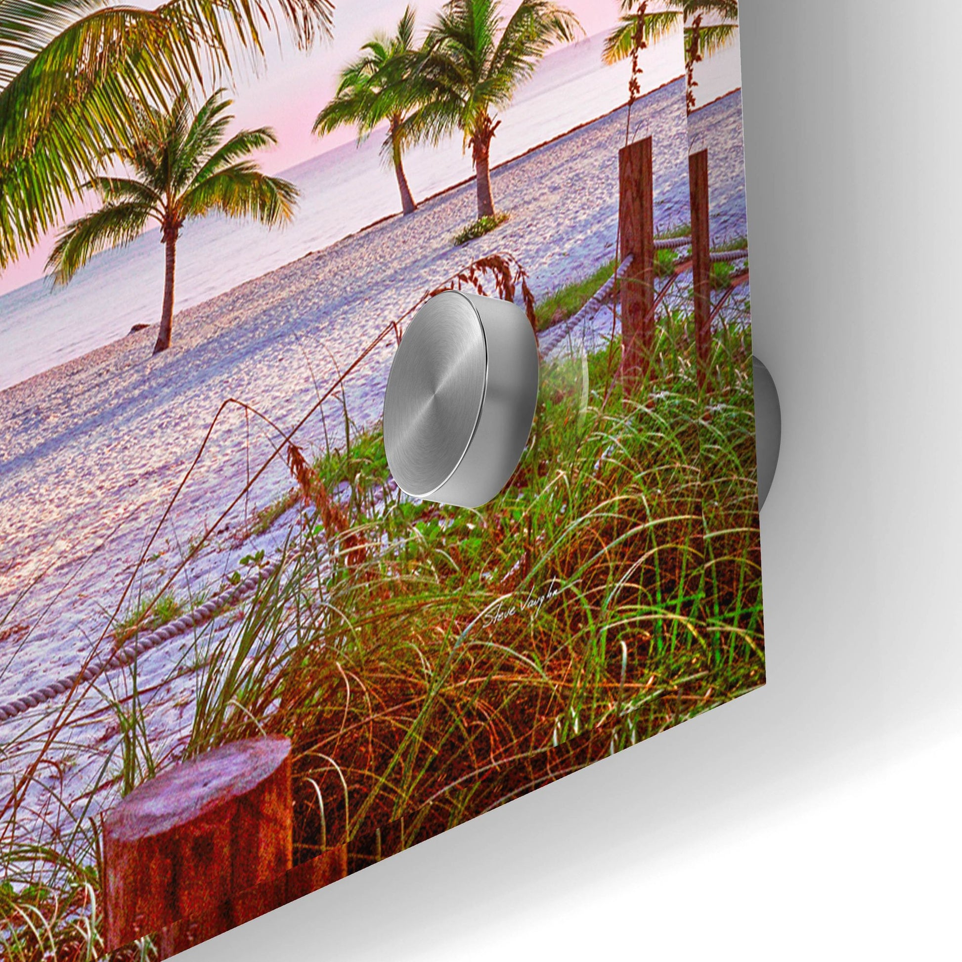 Epic Art ' Swathers Beach' by Jack Reed, Acrylic Glass Wall Art,36x12