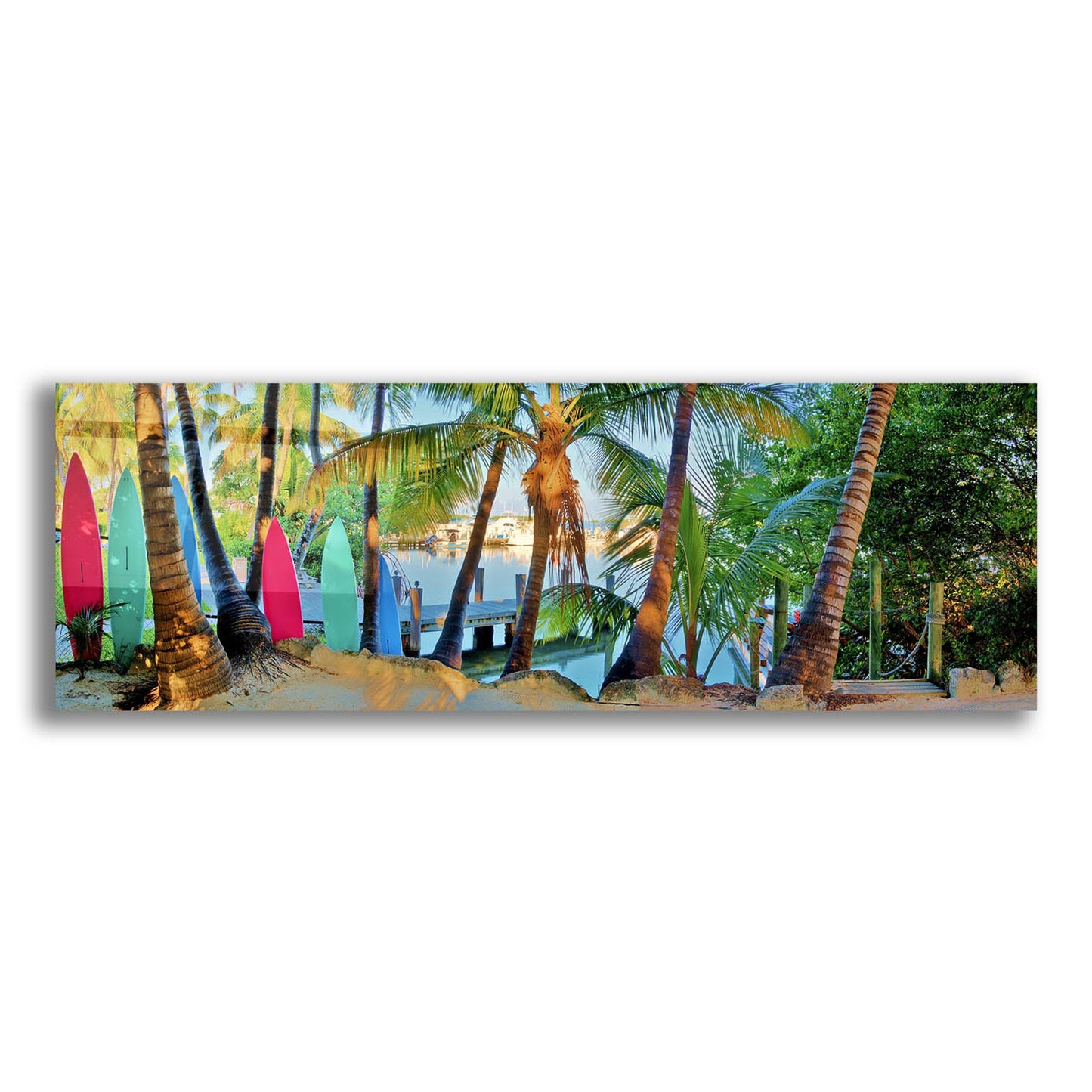 Epic Art ' Island Style' by Jack Reed, Acrylic Glass Wall Art