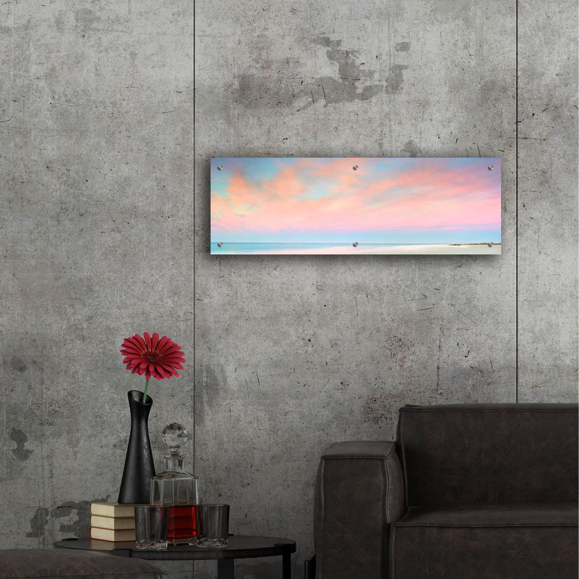 Epic Art ' Captiva' by Jack Reed, Acrylic Glass Wall Art,36x12