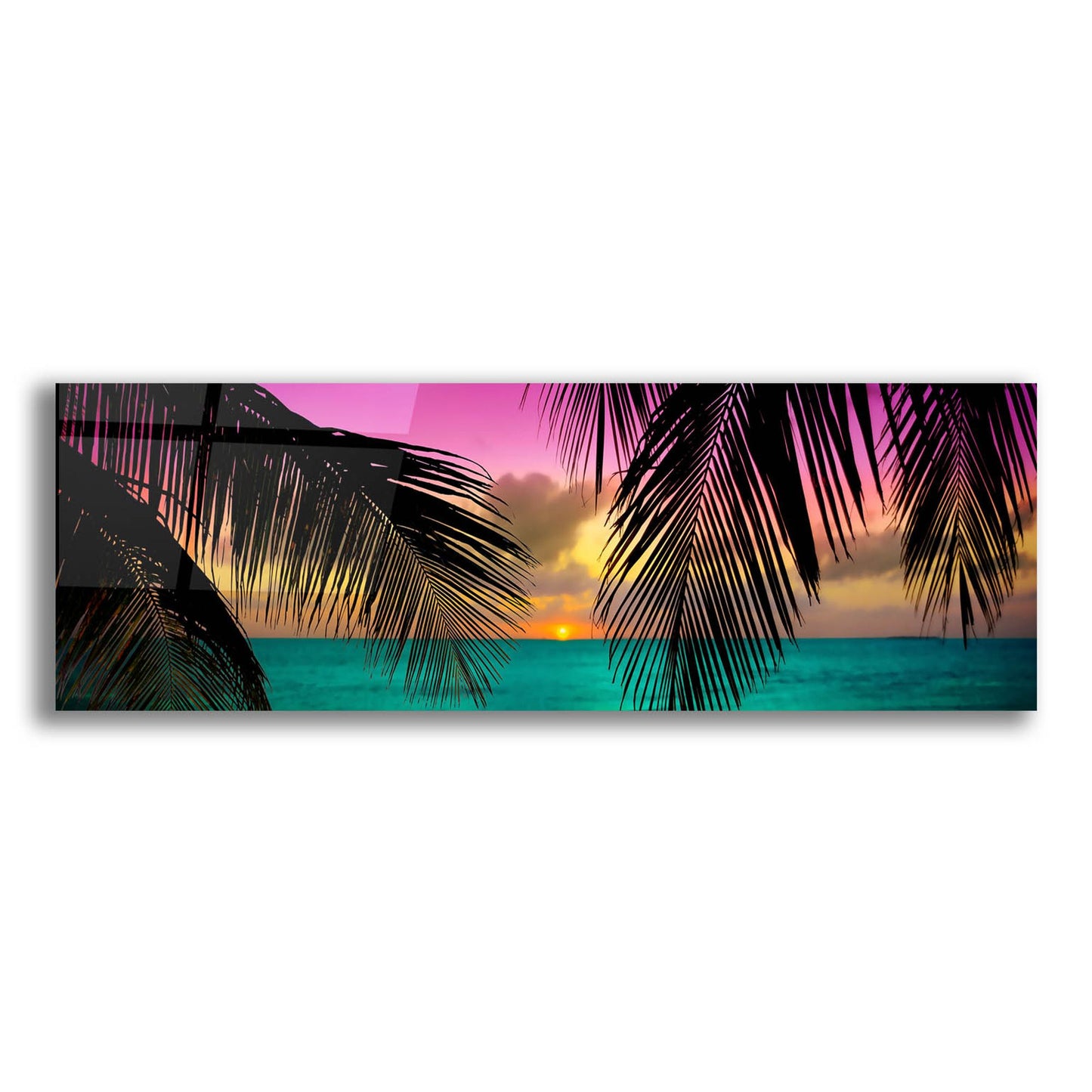 Epic Art ' Sun Palms' by Jack Reed, Acrylic Glass Wall Art