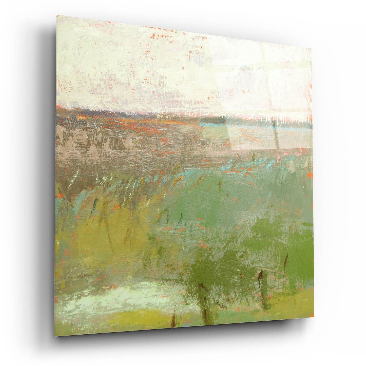 Epic Art ' Landscape II' by Jane Schmidt, Acrylic Glass Wall Art,12x12