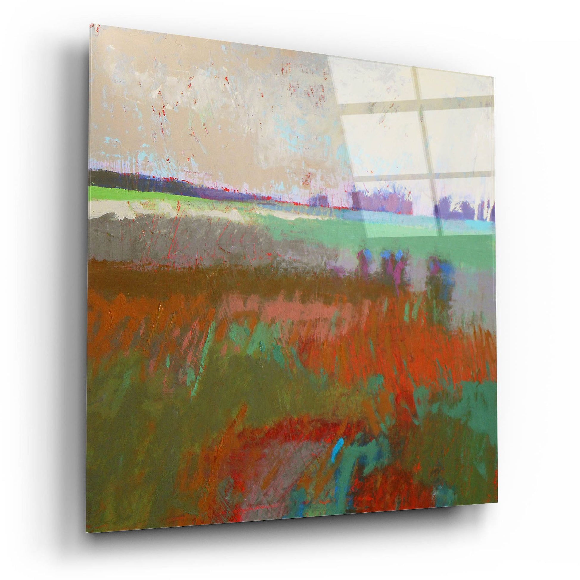 Epic Art ' Panorama 2' by Jane Schmidt, Acrylic Glass Wall Art,12x12