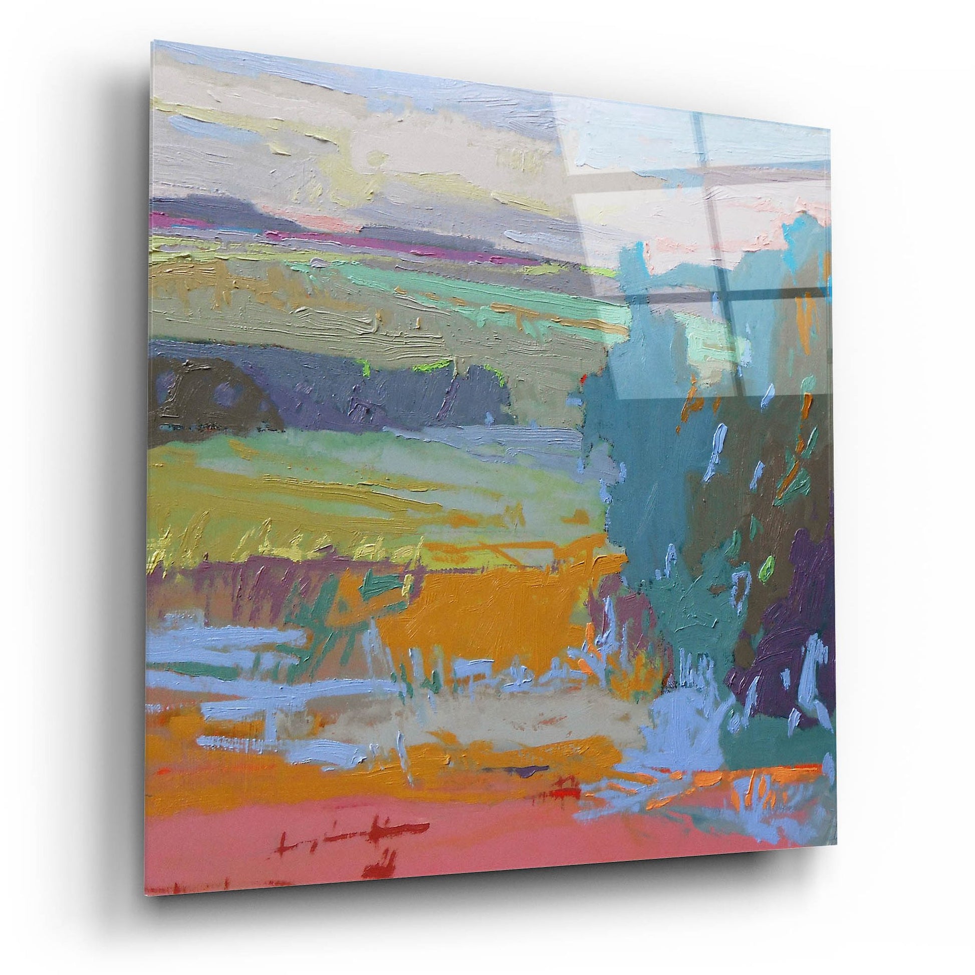 Epic Art ' View I' by Jane Schmidt, Acrylic Glass Wall Art,12x12