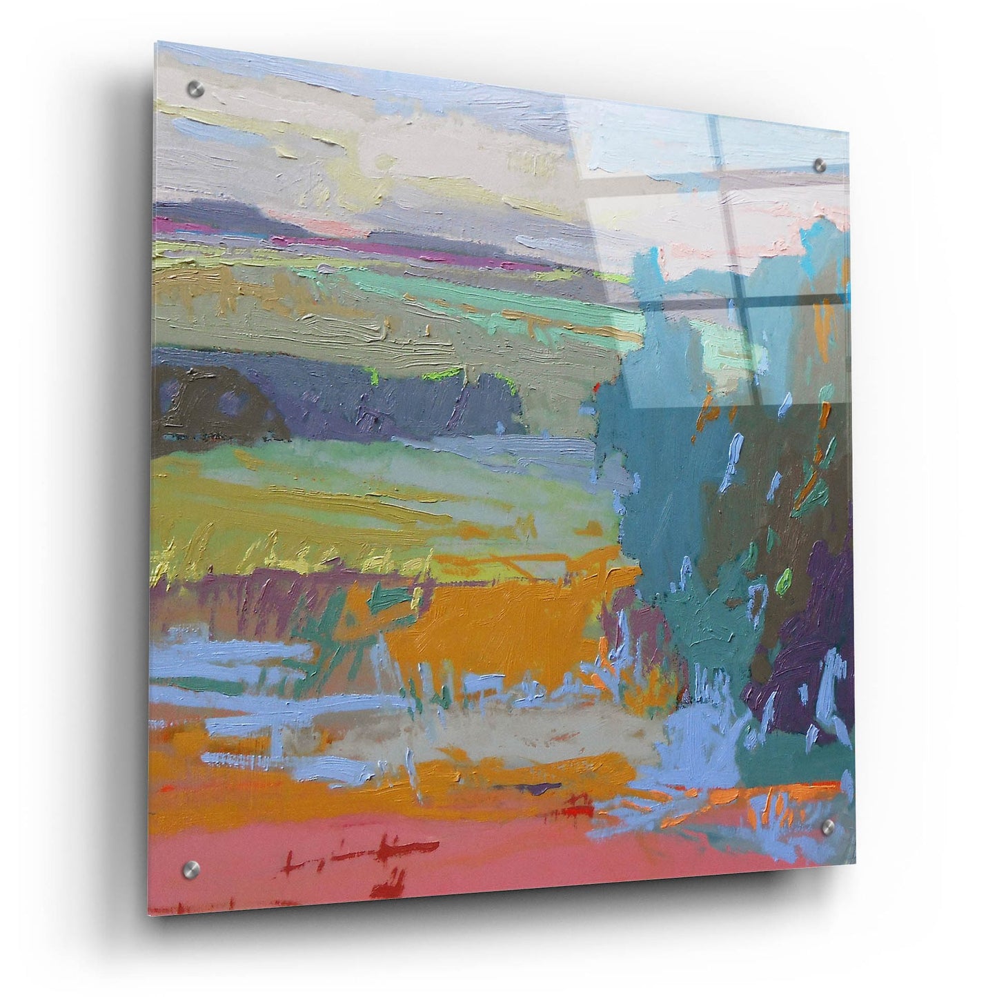 Epic Art ' View I' by Jane Schmidt, Acrylic Glass Wall Art,24x24