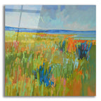 Epic Art ' Lake Shore II' by Jane Schmidt, Acrylic Glass Wall Art
