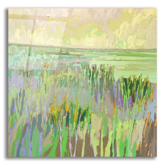 Epic Art ' Lake Shore III' by Jane Schmidt, Acrylic Glass Wall Art