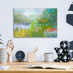 Epic Art ' Southern Charm' by Jane Schmidt, Acrylic Glass Wall Art,16x12