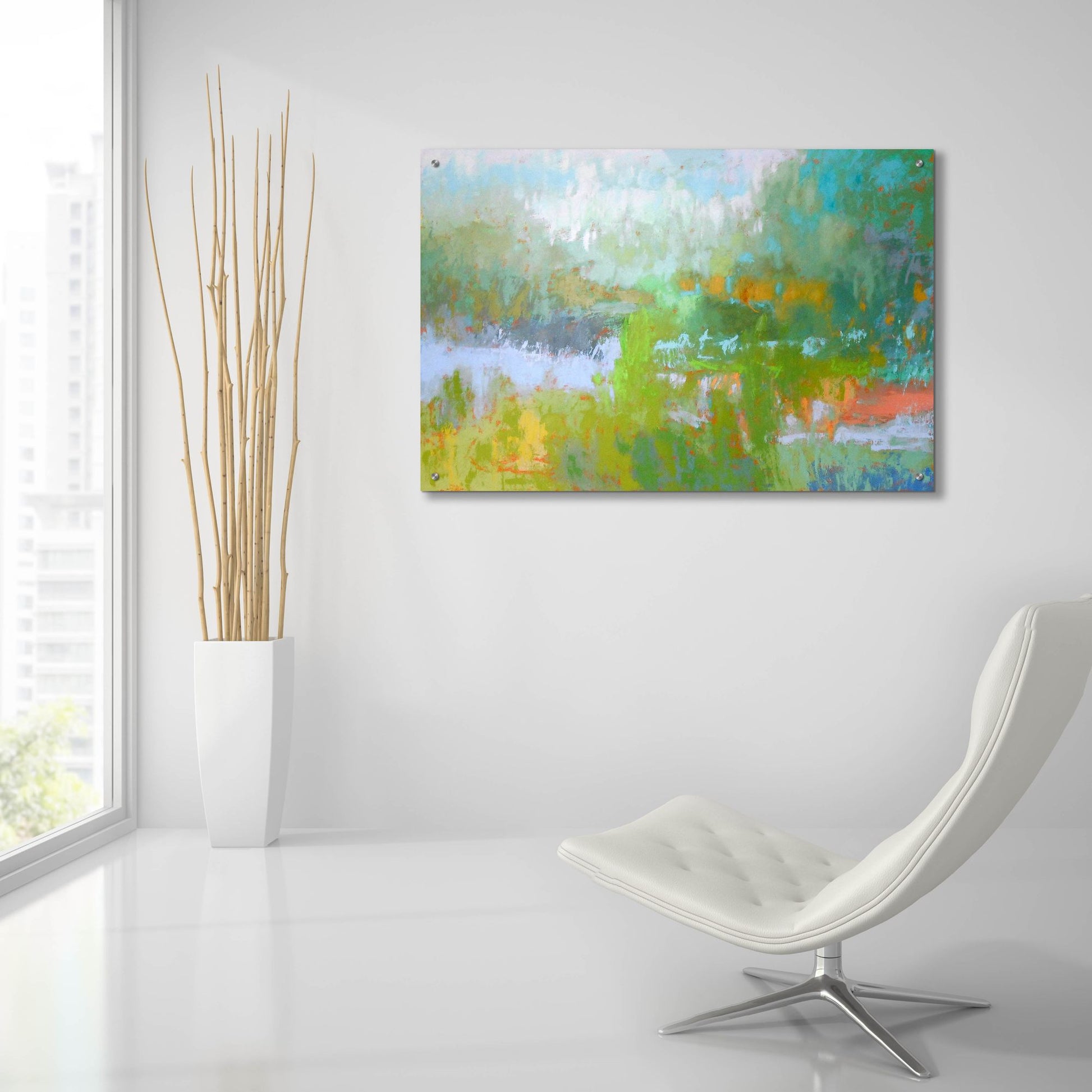 Epic Art ' Southern Charm' by Jane Schmidt, Acrylic Glass Wall Art,36x24