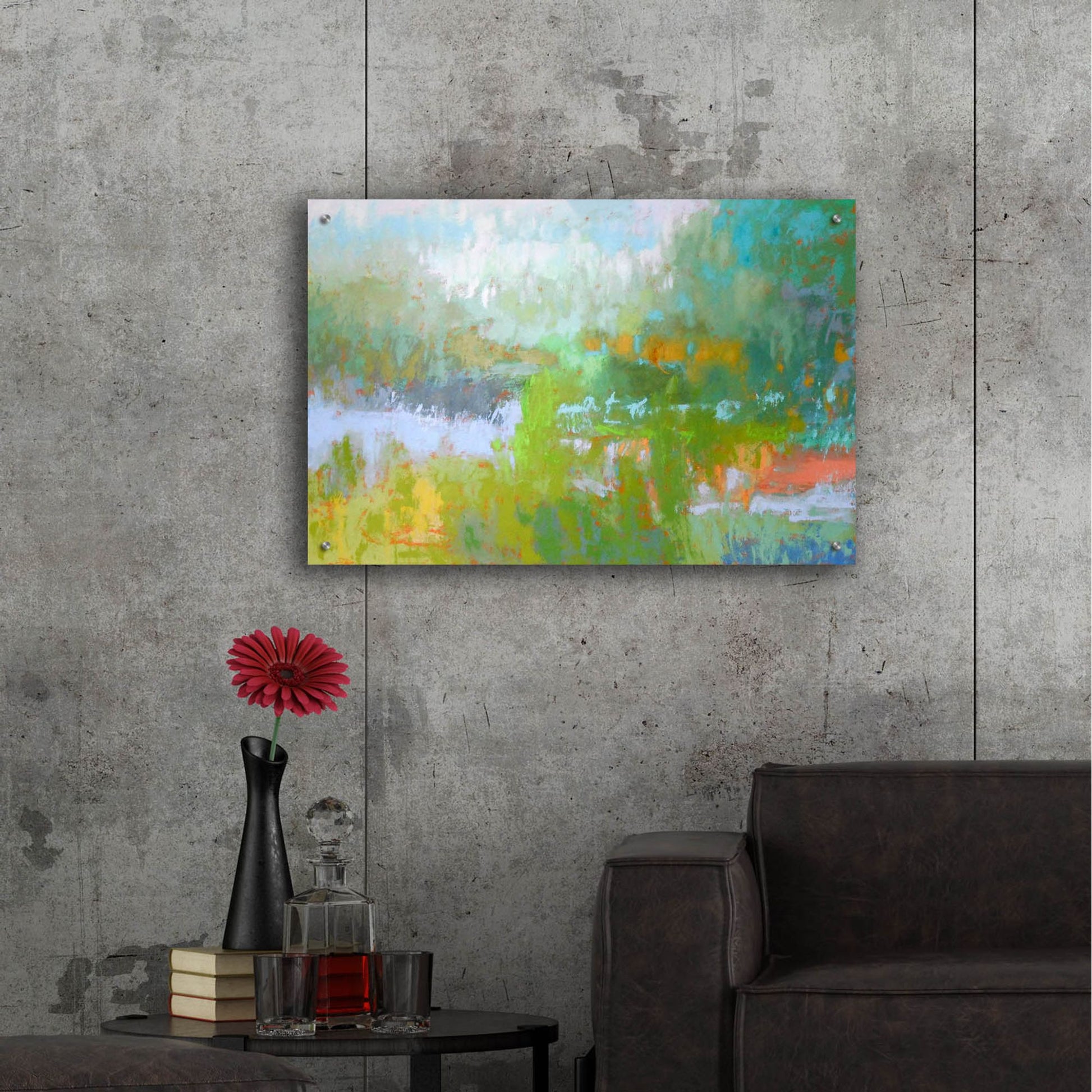 Epic Art ' Southern Charm' by Jane Schmidt, Acrylic Glass Wall Art,36x24