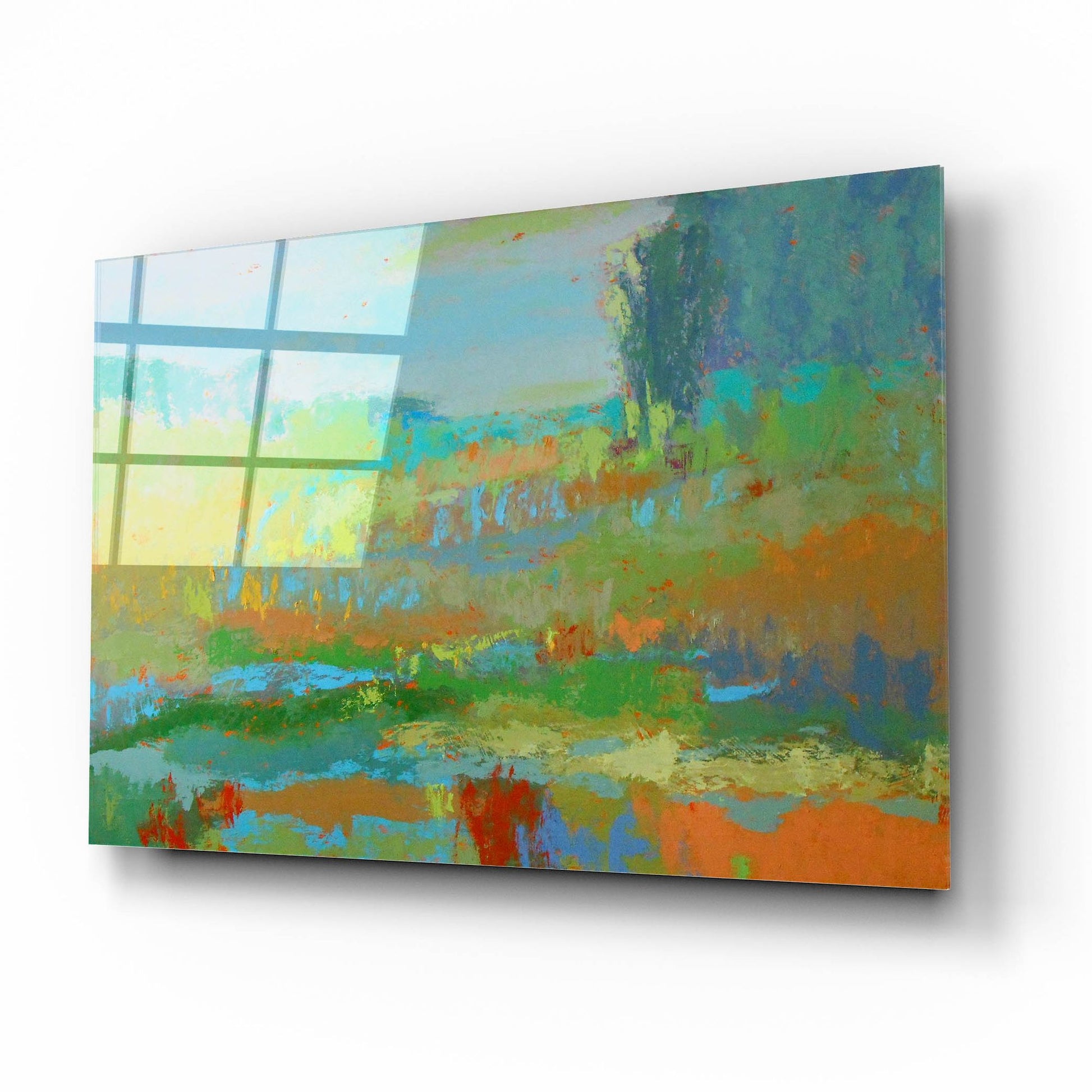 Epic Art ' Southern View II' by Jane Schmidt, Acrylic Glass Wall Art,16x12