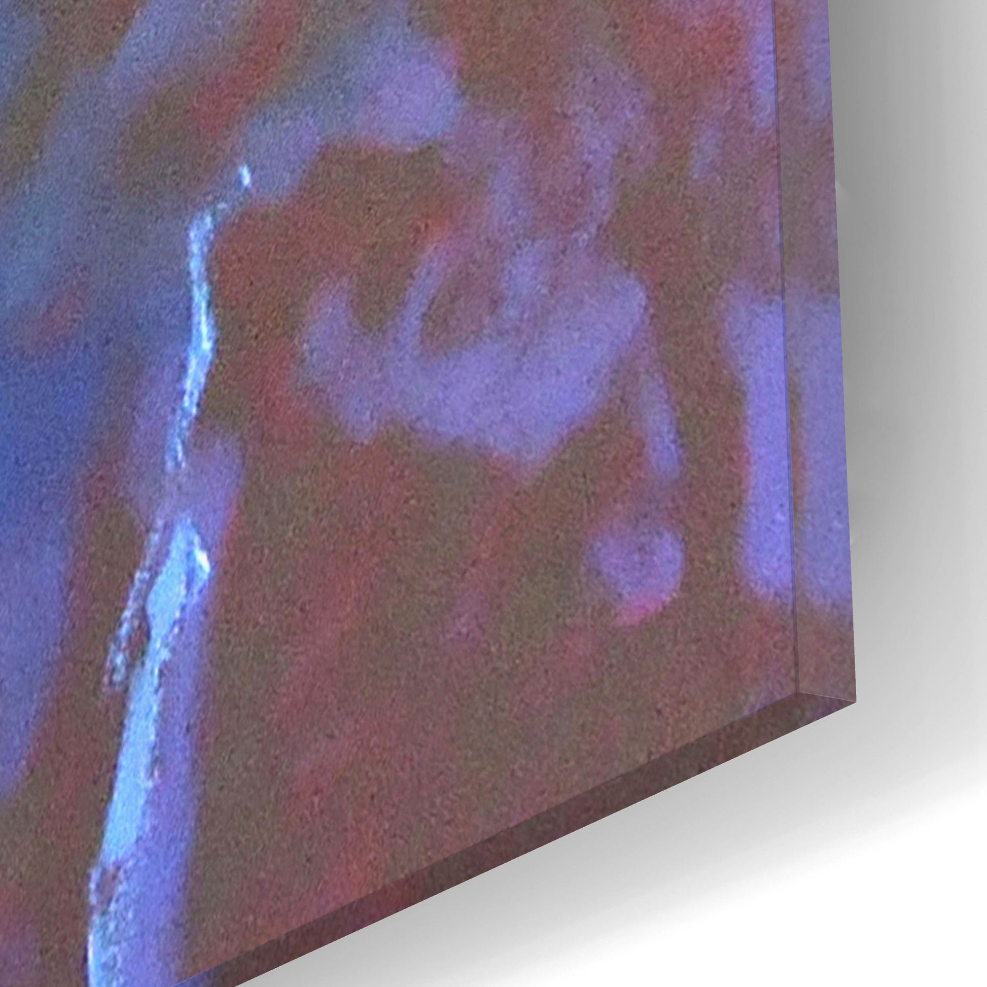 Epic Art ' Color Field 44' by Jane Schmidt, Acrylic Glass Wall Art,12x12