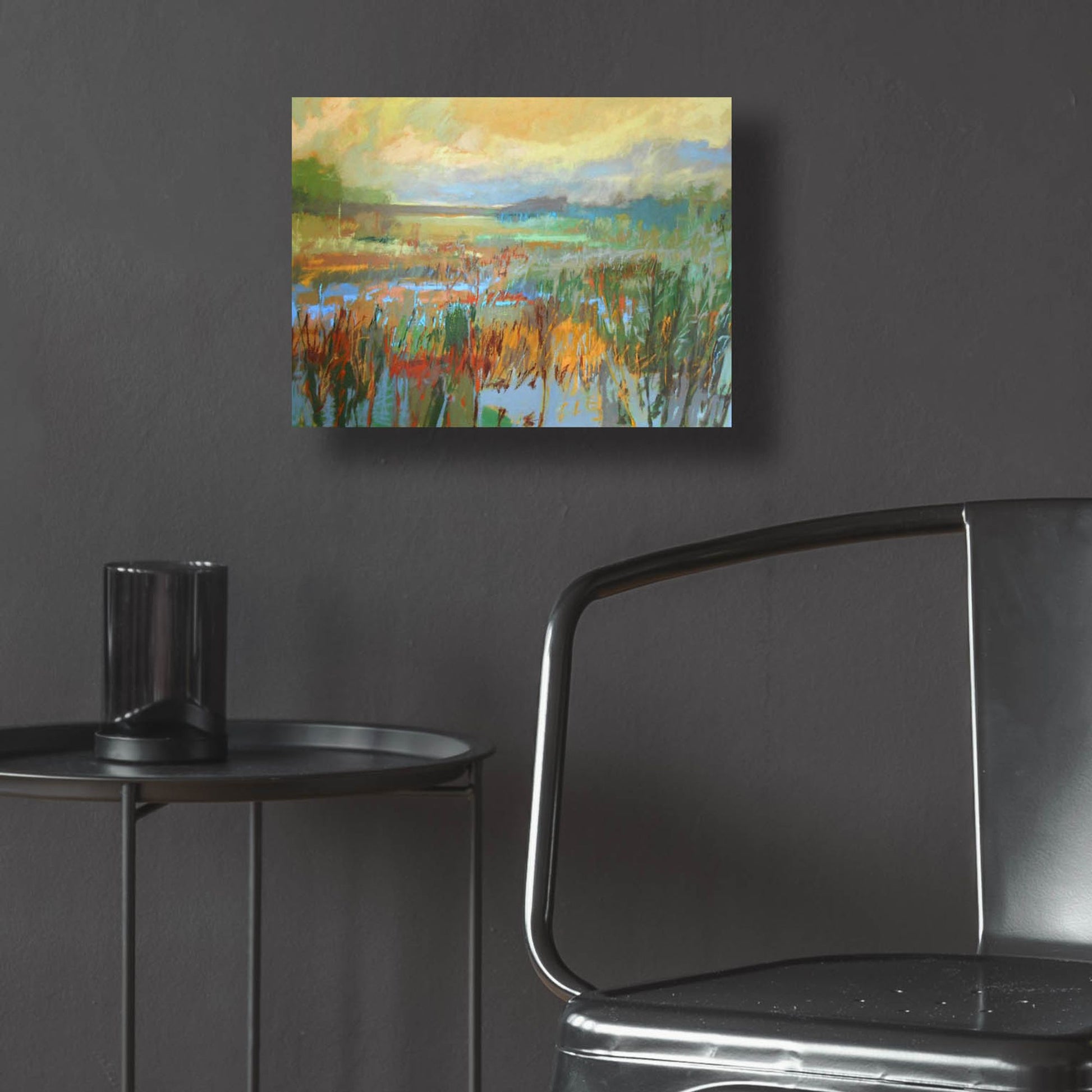 Epic Art ' Marsh in May' by Jane Schmidt, Acrylic Glass Wall Art,16x12