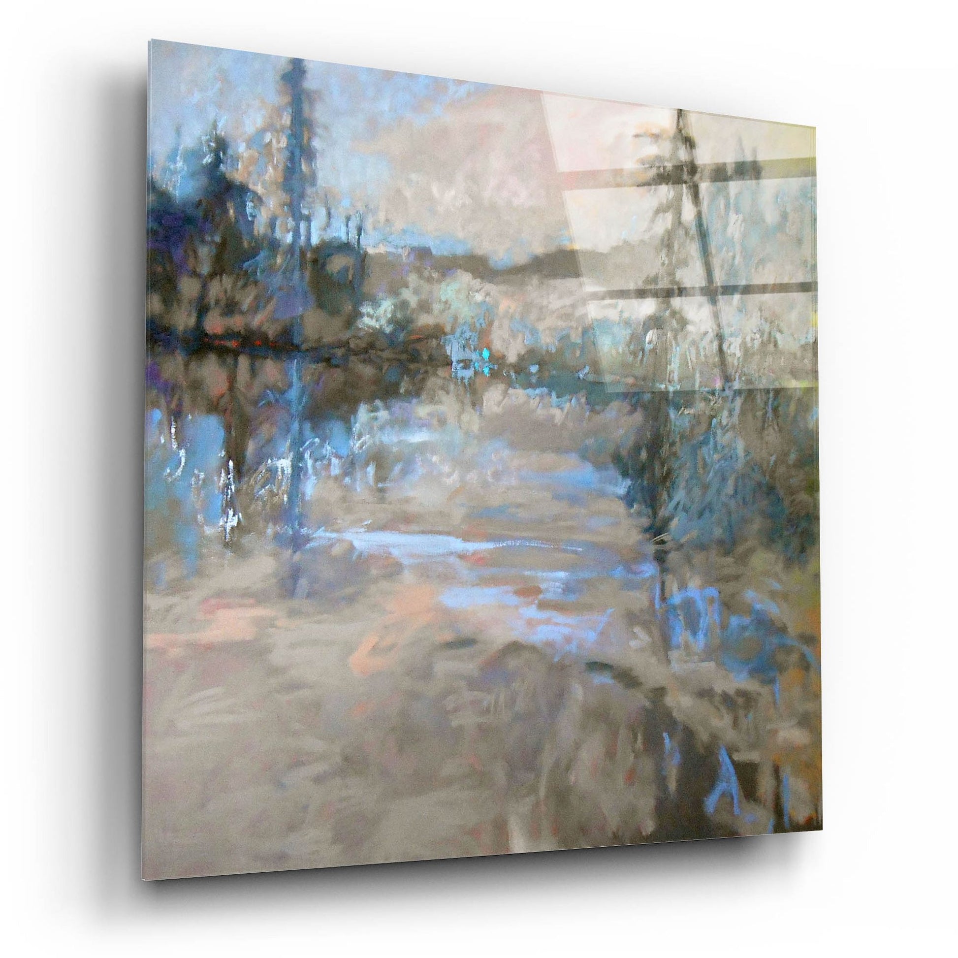 Epic Art ' River' by Jane Schmidt, Acrylic Glass Wall Art,12x12