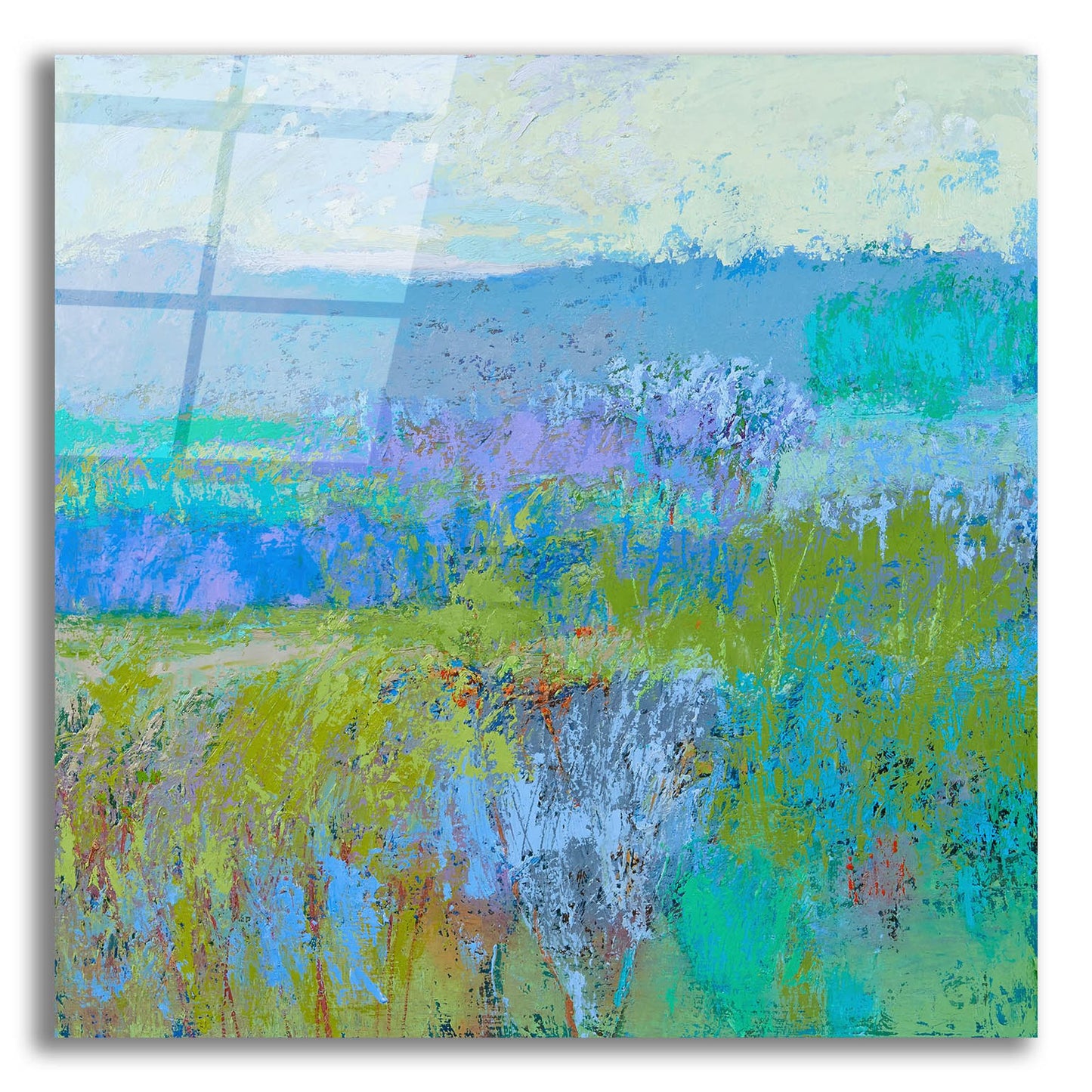 Epic Art ' Color Field 41' by Jane Schmidt, Acrylic Glass Wall Art