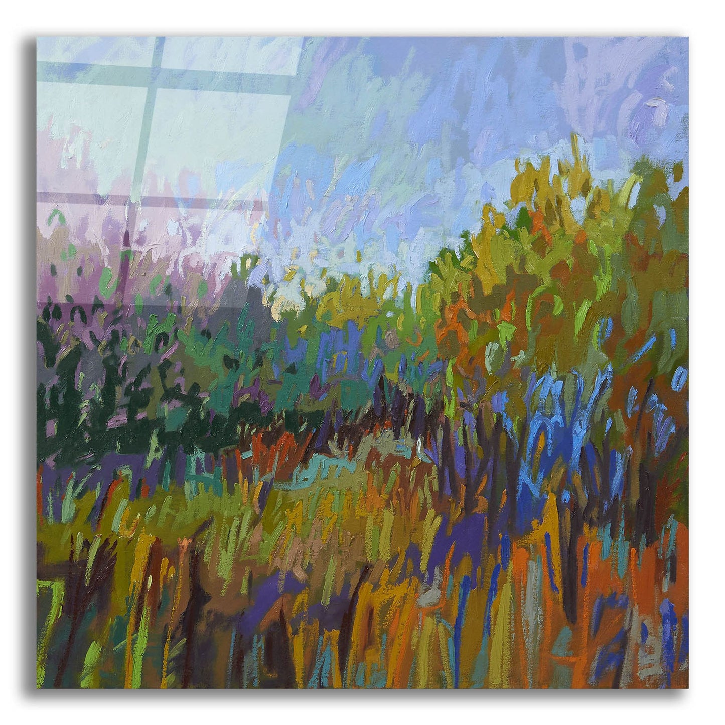 Epic Art ' Color Field 62' by Jane Schmidt, Acrylic Glass Wall Art