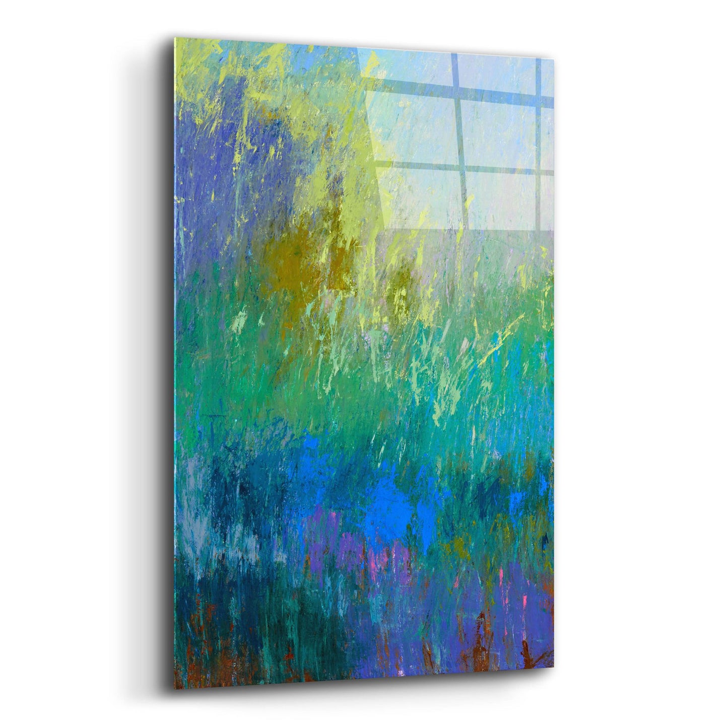 Epic Art ' Landscape Within, Left' by Jane Schmidt, Acrylic Glass Wall Art,12x16