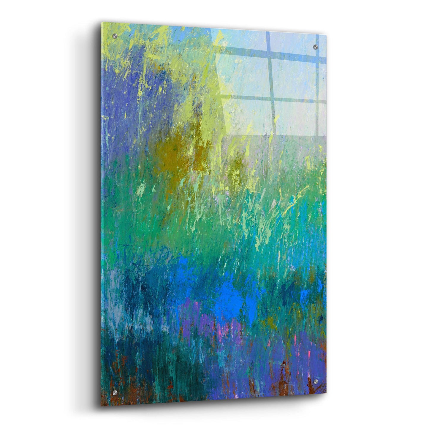 Epic Art ' Landscape Within, Left' by Jane Schmidt, Acrylic Glass Wall Art,24x36