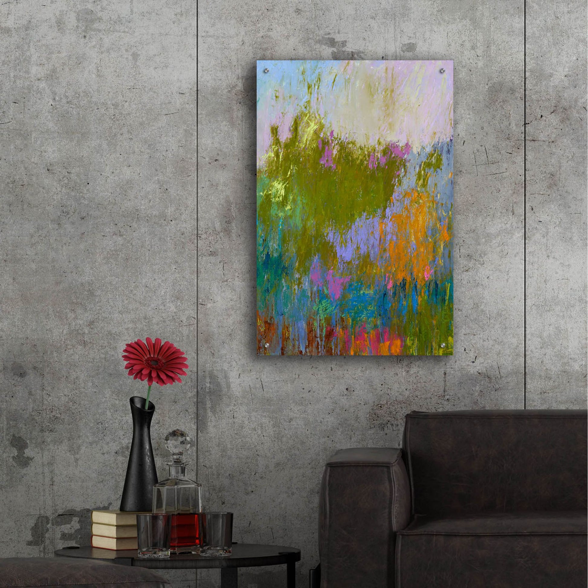 Epic Art ' Landscape Within, Right' by Jane Schmidt, Acrylic Glass Wall Art,24x36