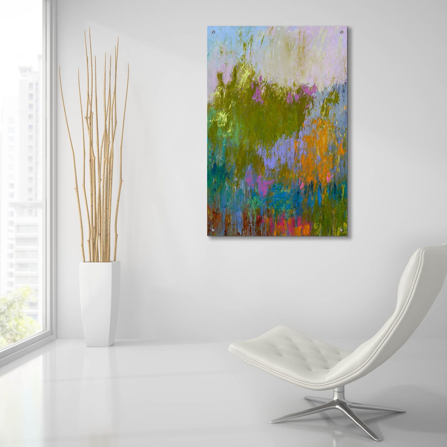 Epic Art ' Landscape Within, Right' by Jane Schmidt, Acrylic Glass Wall Art,24x36