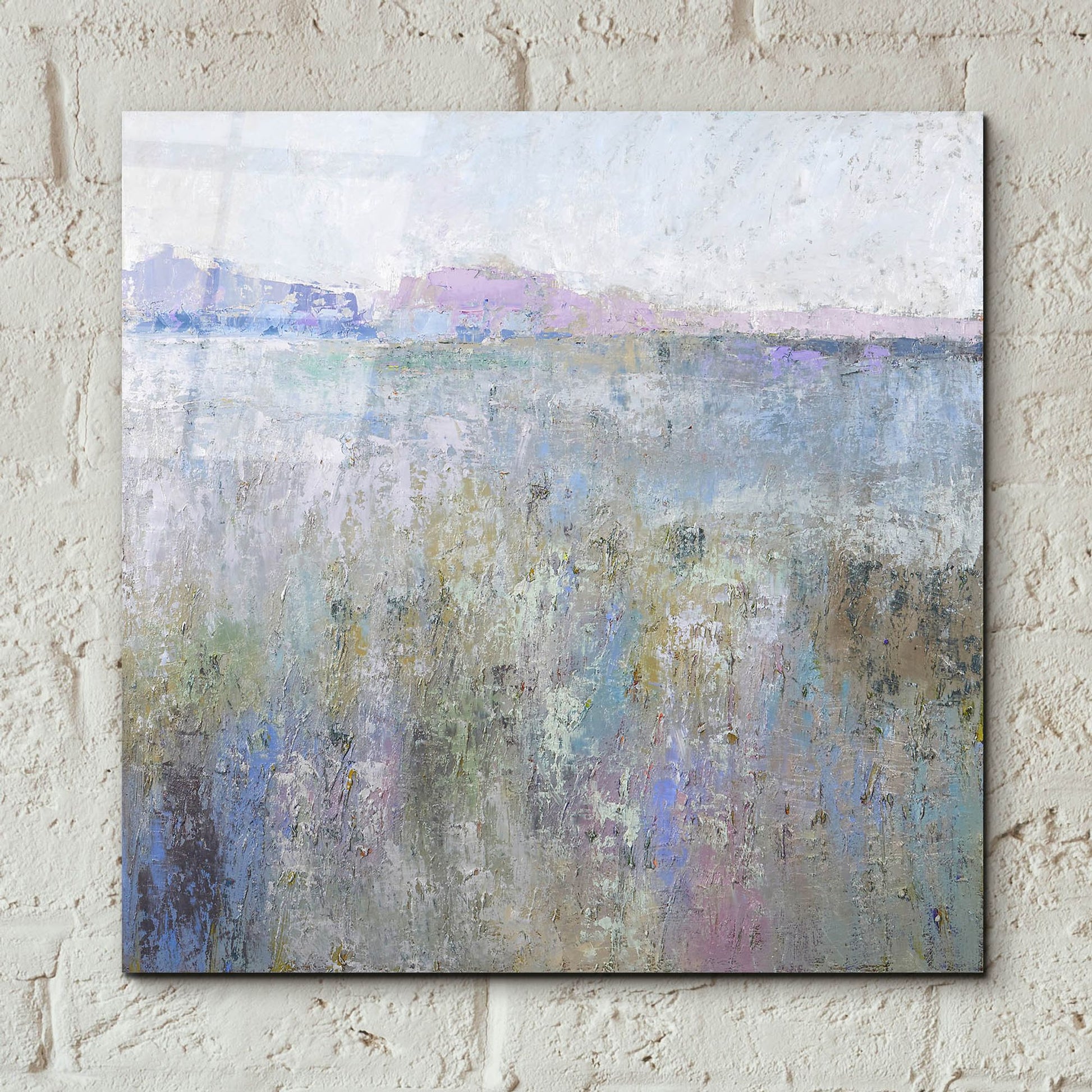 Epic Art ' Paysage Thirteen' by Jane Schmidt, Acrylic Glass Wall Art,12x12