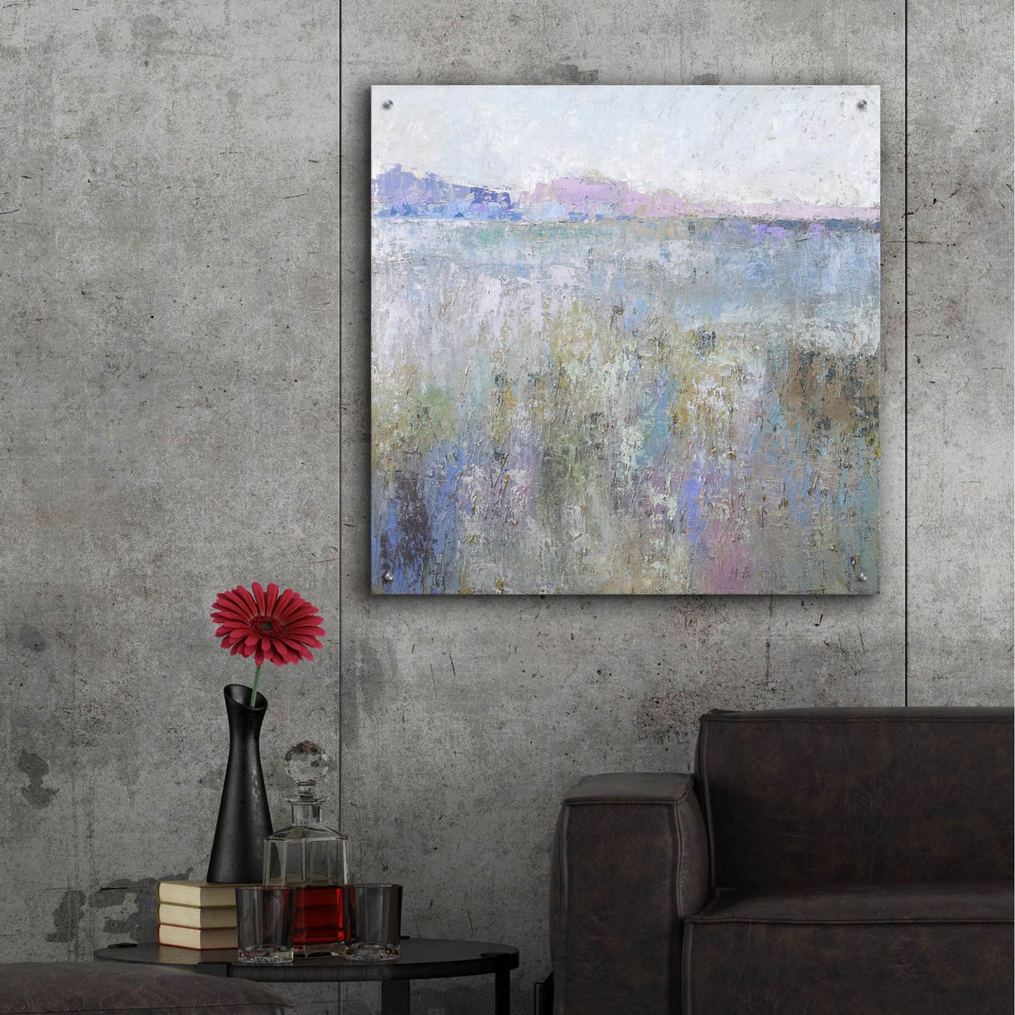 Epic Art ' Paysage Thirteen' by Jane Schmidt, Acrylic Glass Wall Art,36x36