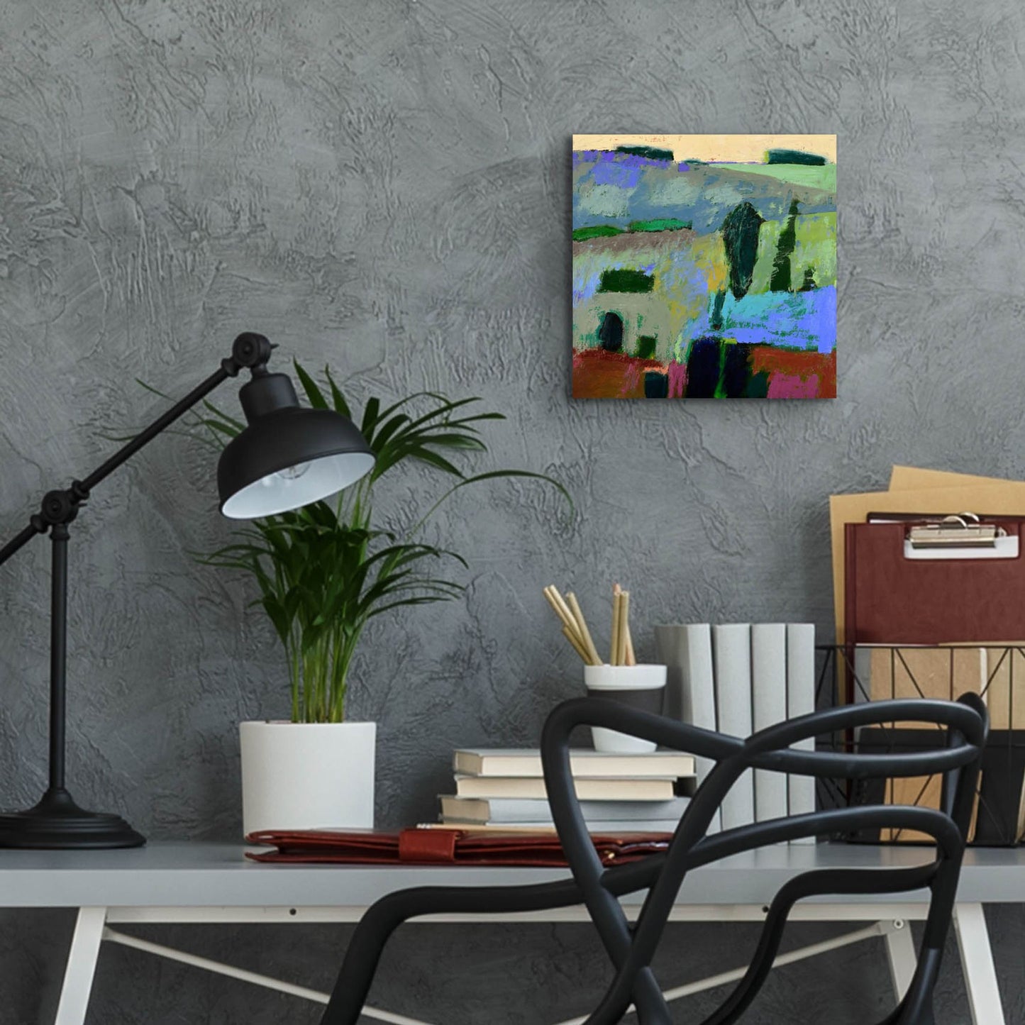 Epic Art ' From What I Heard' by Jane Schmidt, Acrylic Glass Wall Art,12x12