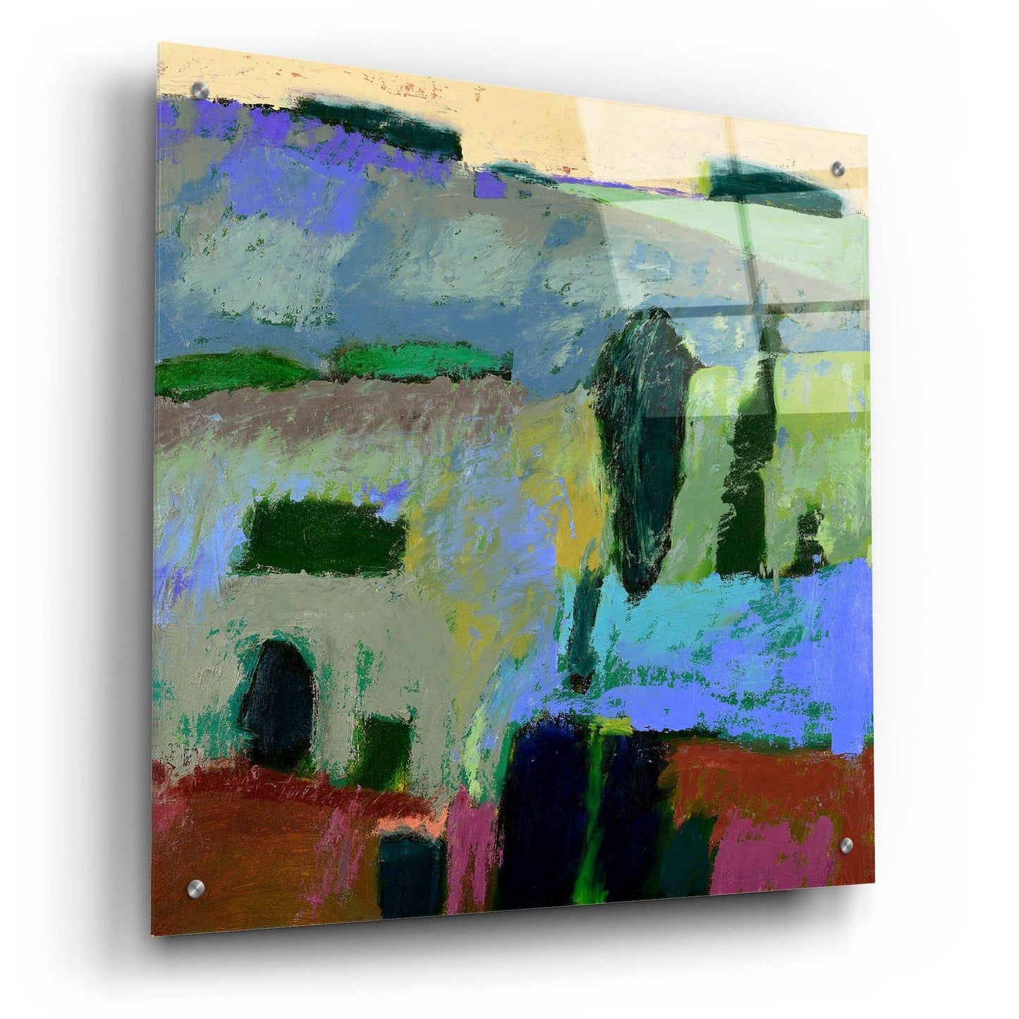 Epic Art ' From What I Heard' by Jane Schmidt, Acrylic Glass Wall Art,24x24