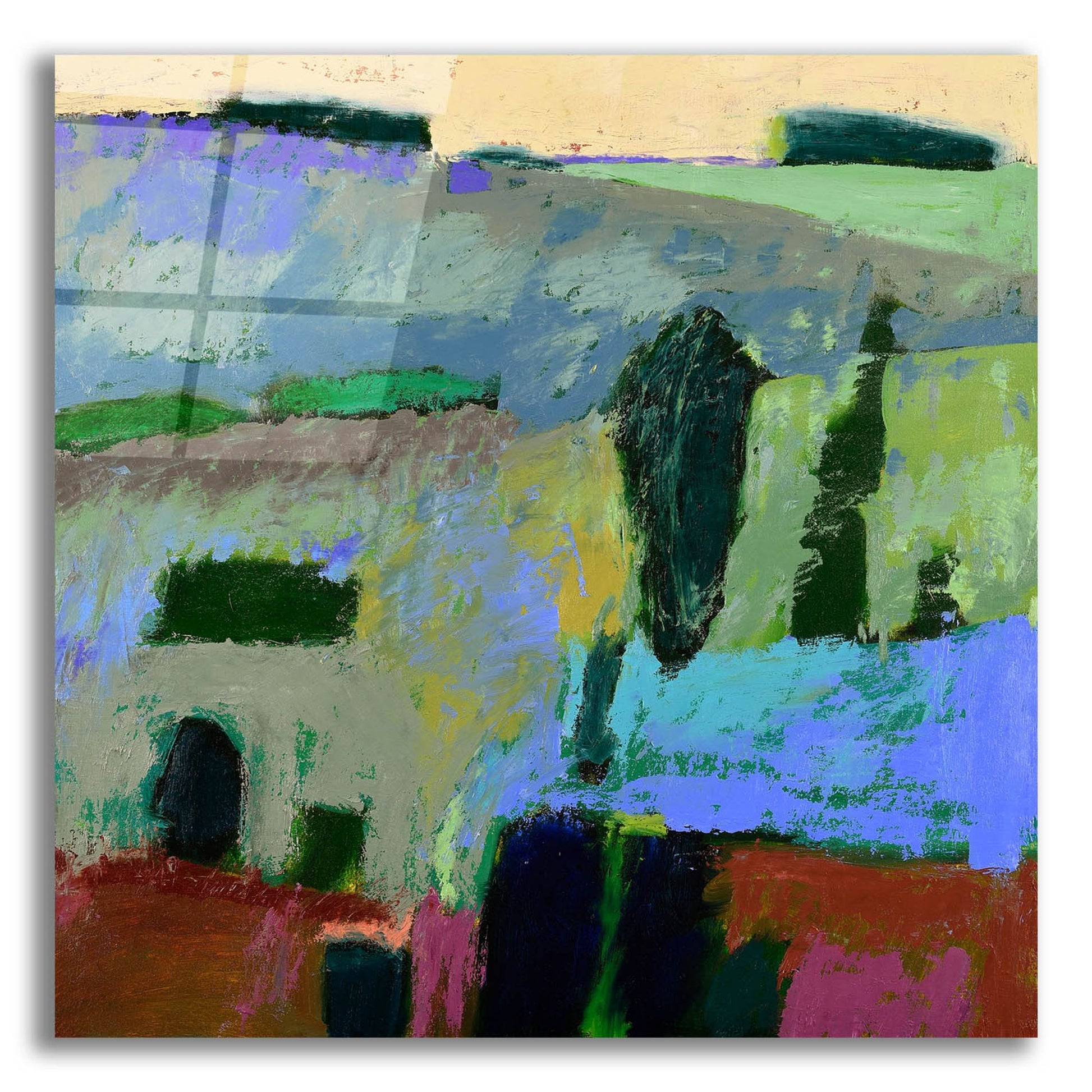 Epic Art ' From What I Heard' by Jane Schmidt, Acrylic Glass Wall Art