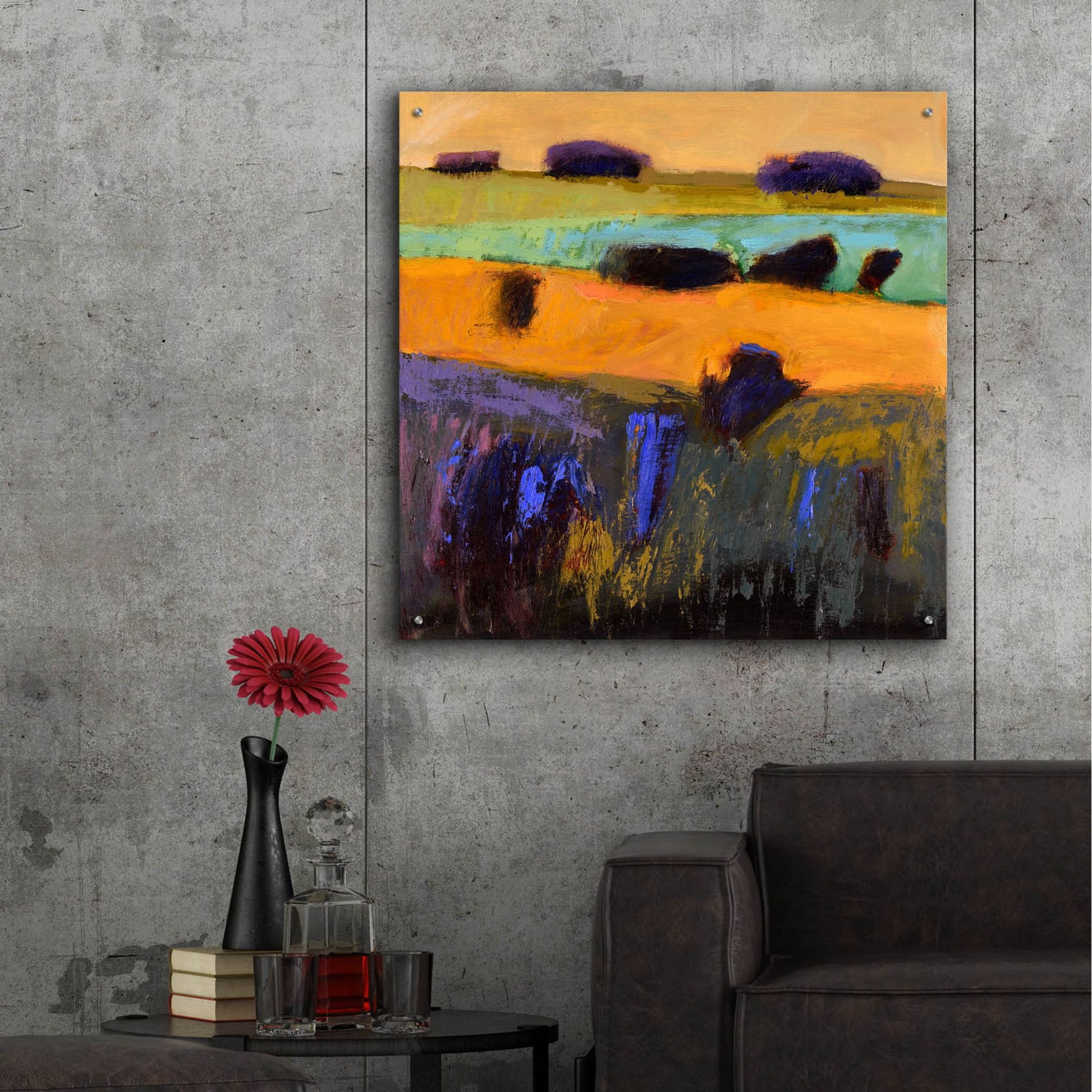 Epic Art ' From What I Imagined' by Jane Schmidt, Acrylic Glass Wall Art,36x36