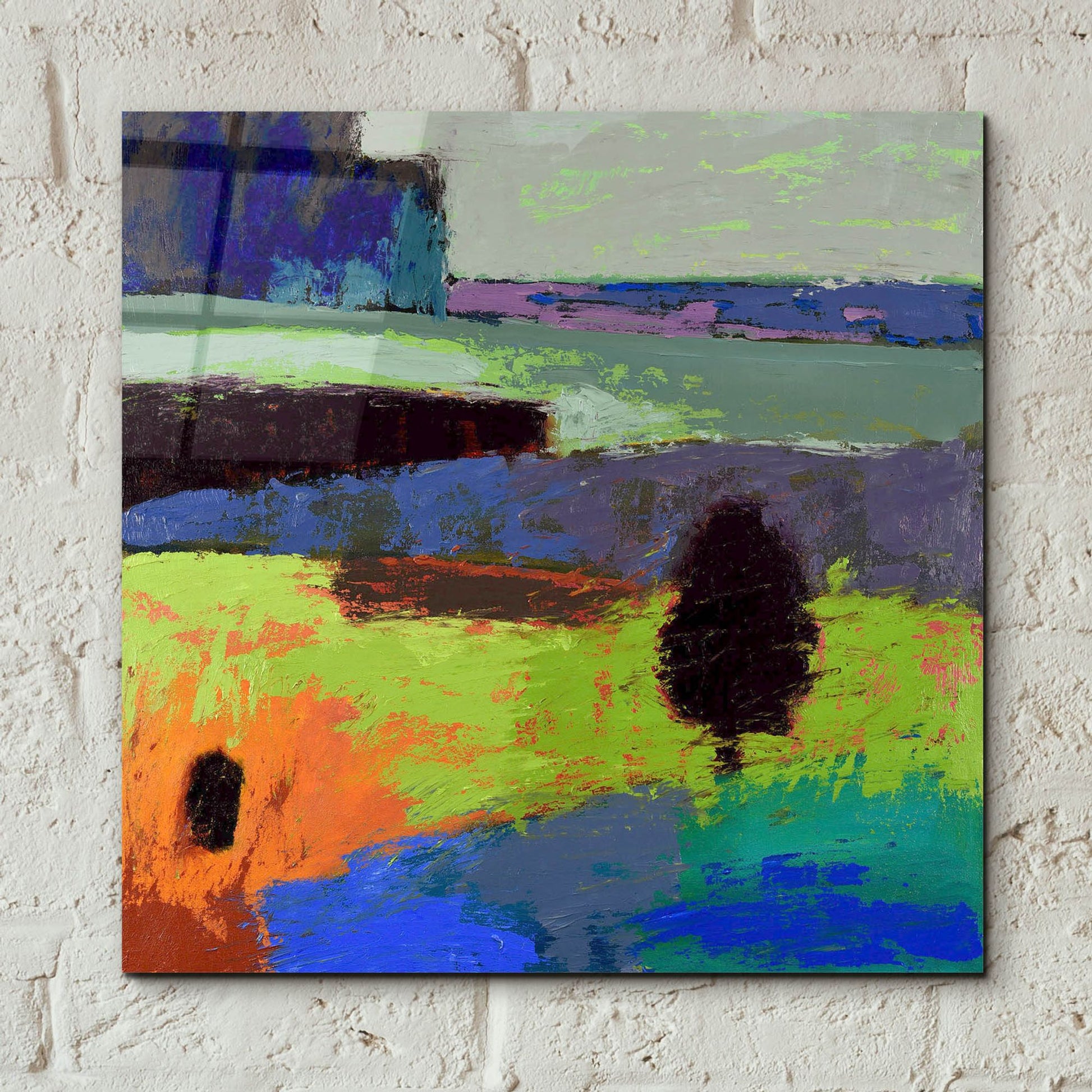 Epic Art ' From What I Know' by Jane Schmidt, Acrylic Glass Wall Art,12x12