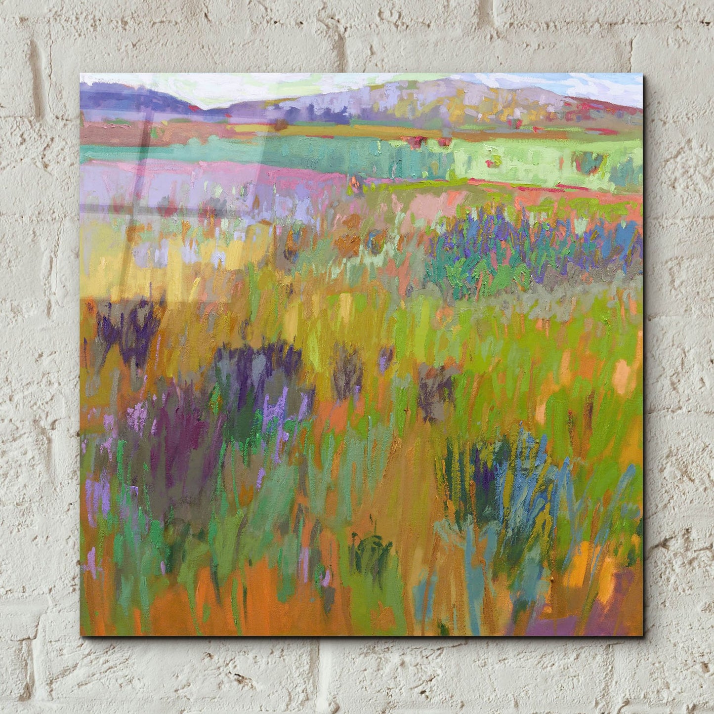 Epic Art ' After a Spring Rain' by Jane Schmidt, Acrylic Glass Wall Art,12x12