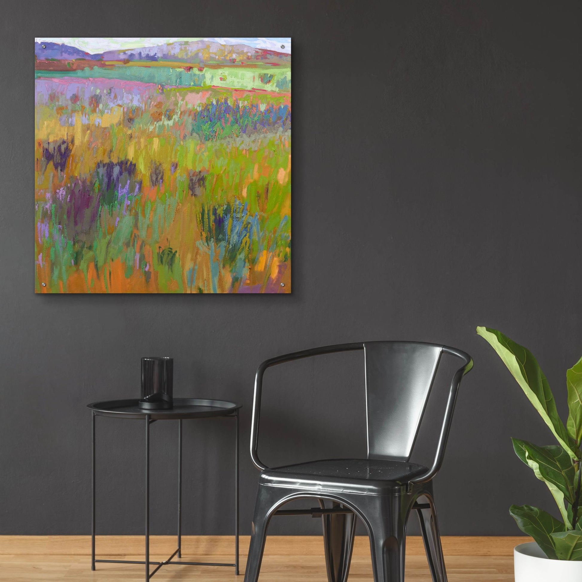 Epic Art ' After a Spring Rain' by Jane Schmidt, Acrylic Glass Wall Art,36x36