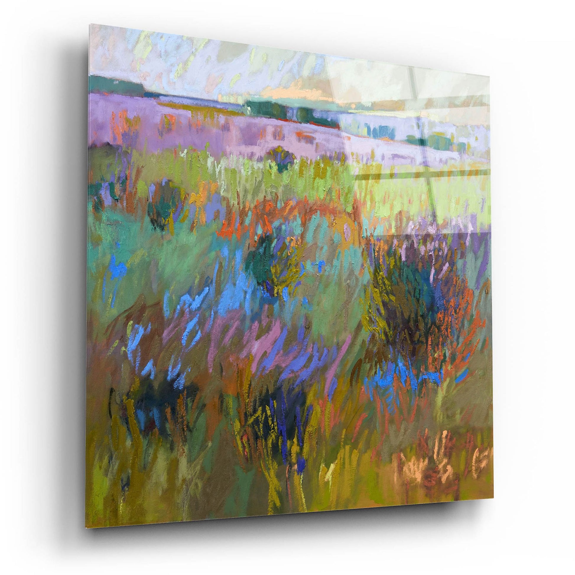 Epic Art ' Beyond and Further' by Jane Schmidt, Acrylic Glass Wall Art,12x12