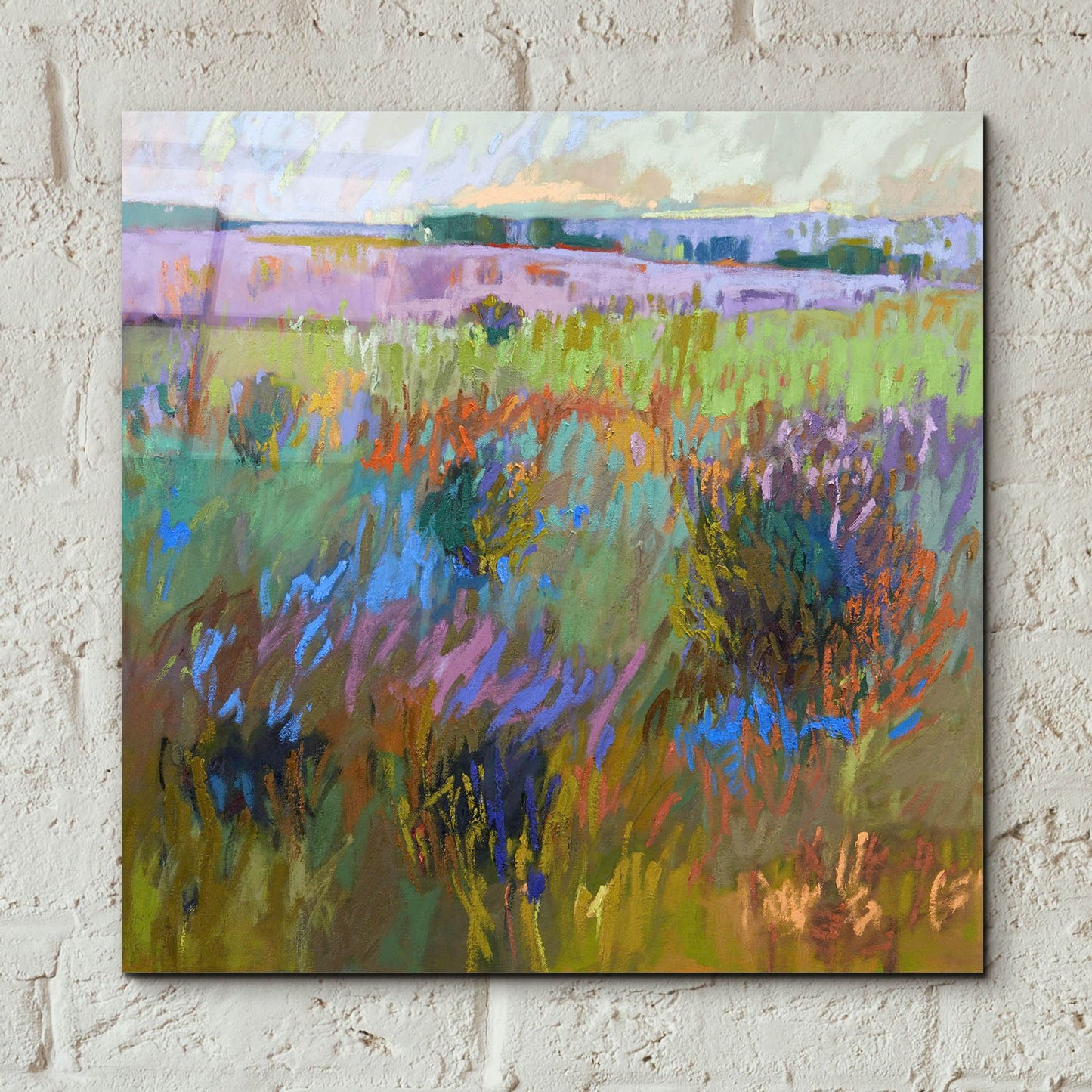 Epic Art ' Beyond and Further' by Jane Schmidt, Acrylic Glass Wall Art,12x12