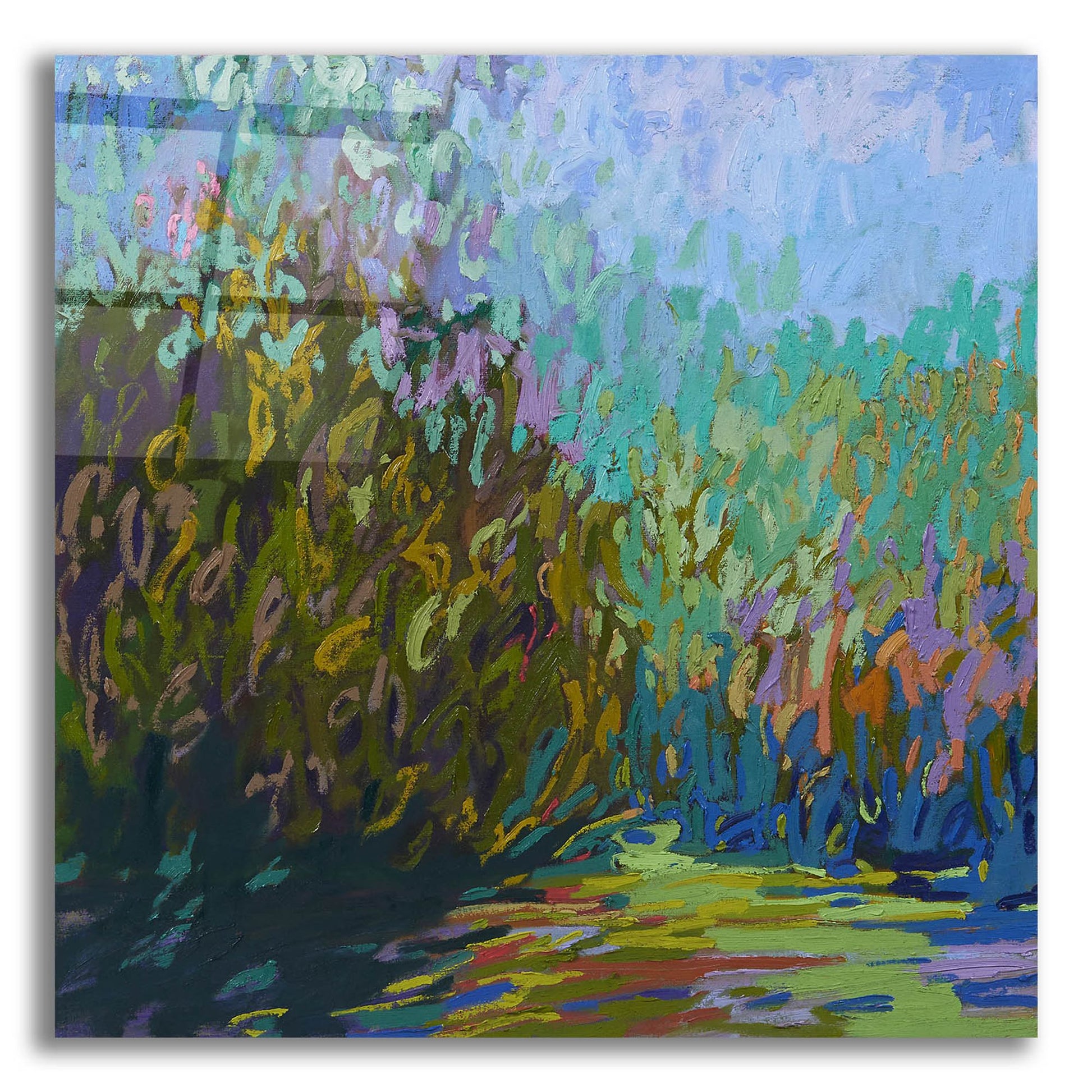 Epic Art ' Colorfield #60' by Jane Schmidt, Acrylic Glass Wall Art