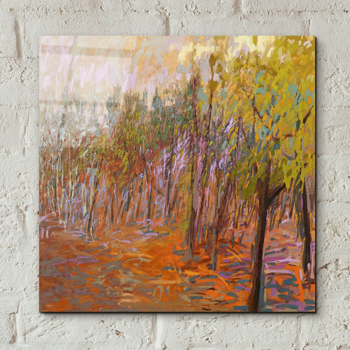 Epic Art ' From Where I Stood' by Jane Schmidt, Acrylic Glass Wall Art,12x12